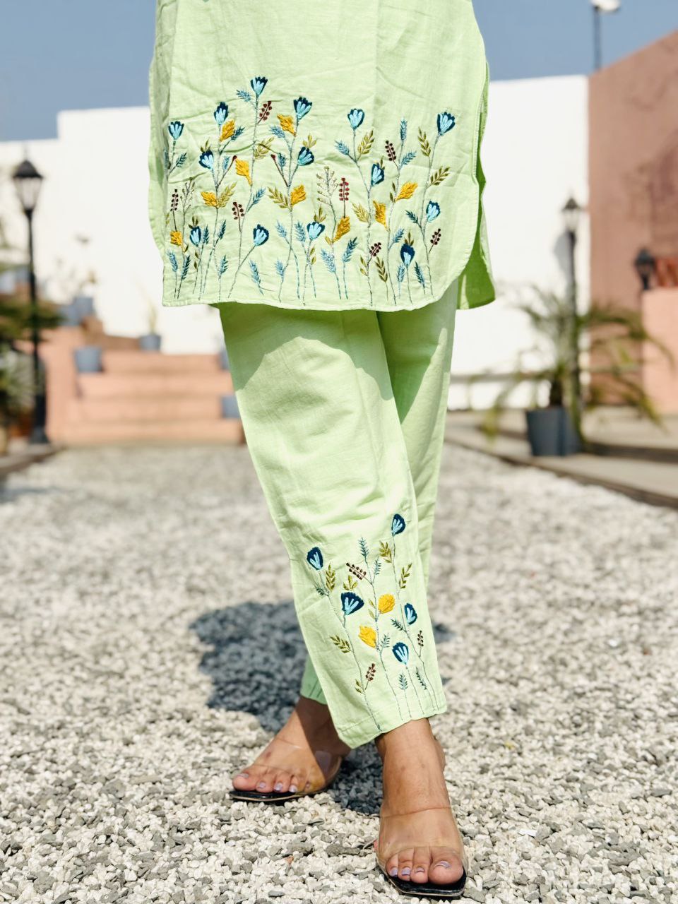 Classic Khadi Style Co-ord Set