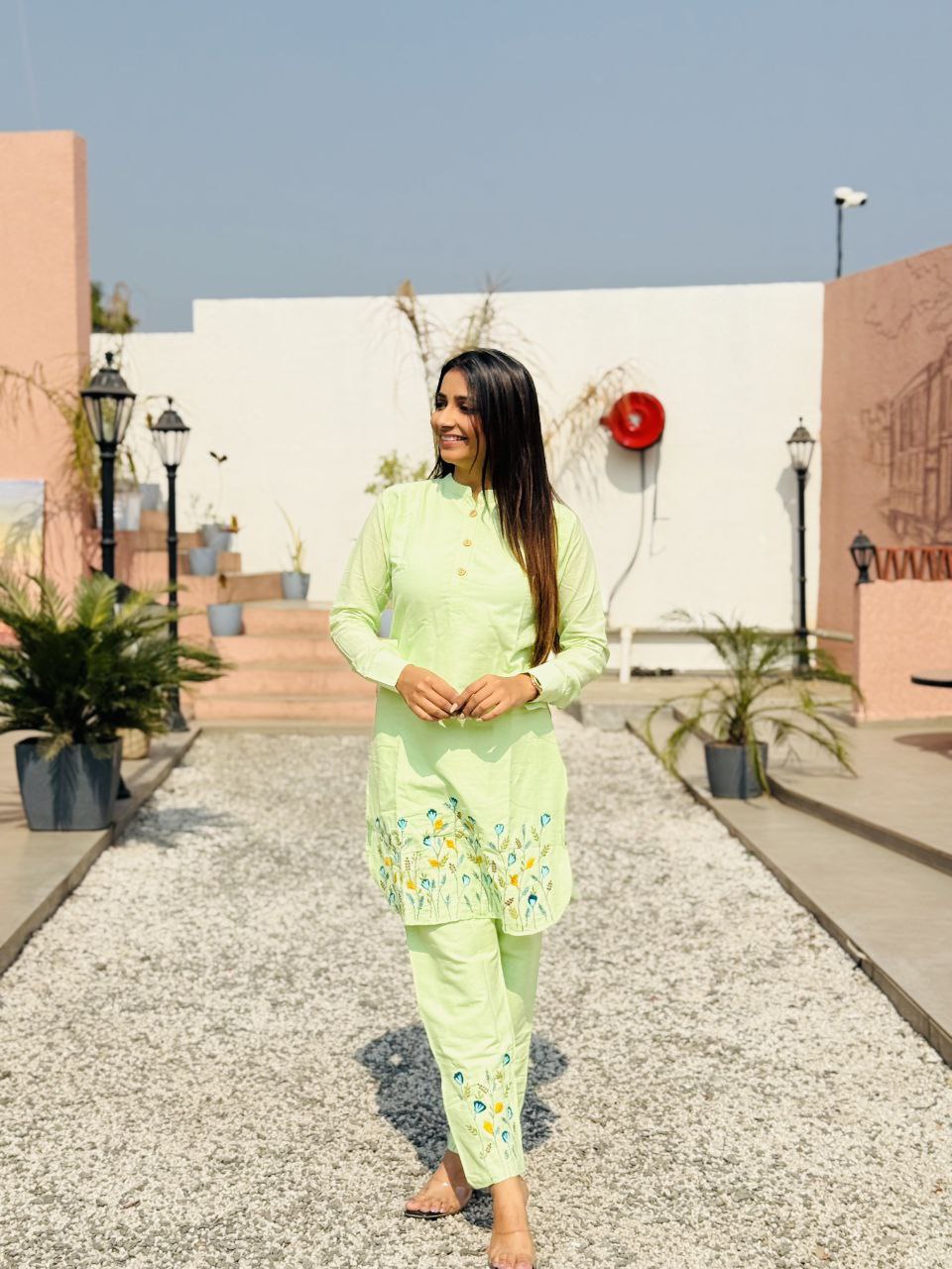 Classic Khadi Style Co-ord Set