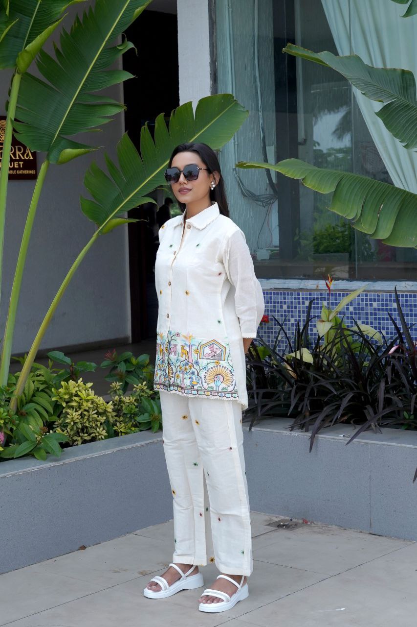 Classic Khadi Style Co-ord Set