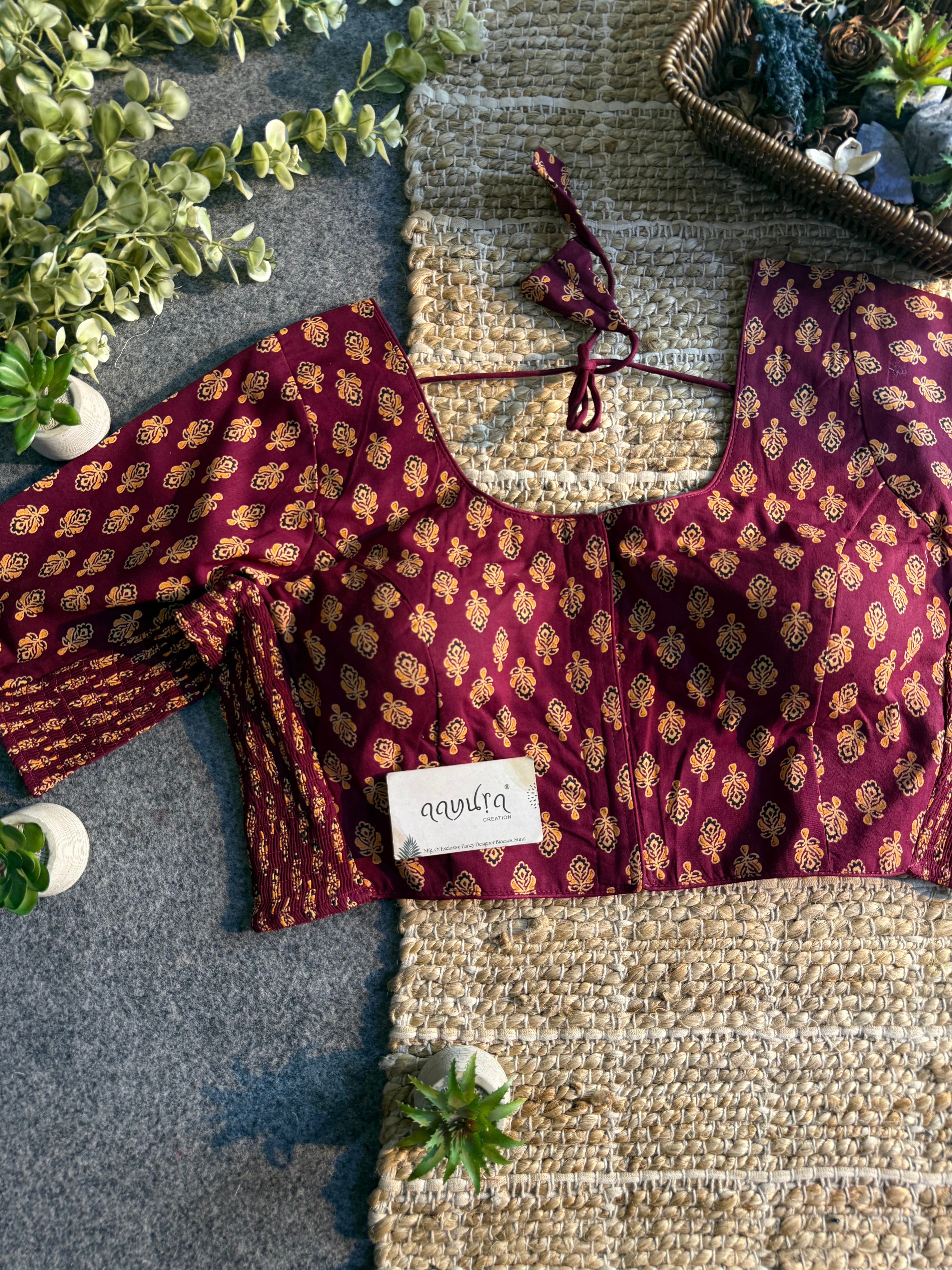 Premium Cotton Plus Size Stretch Blouse