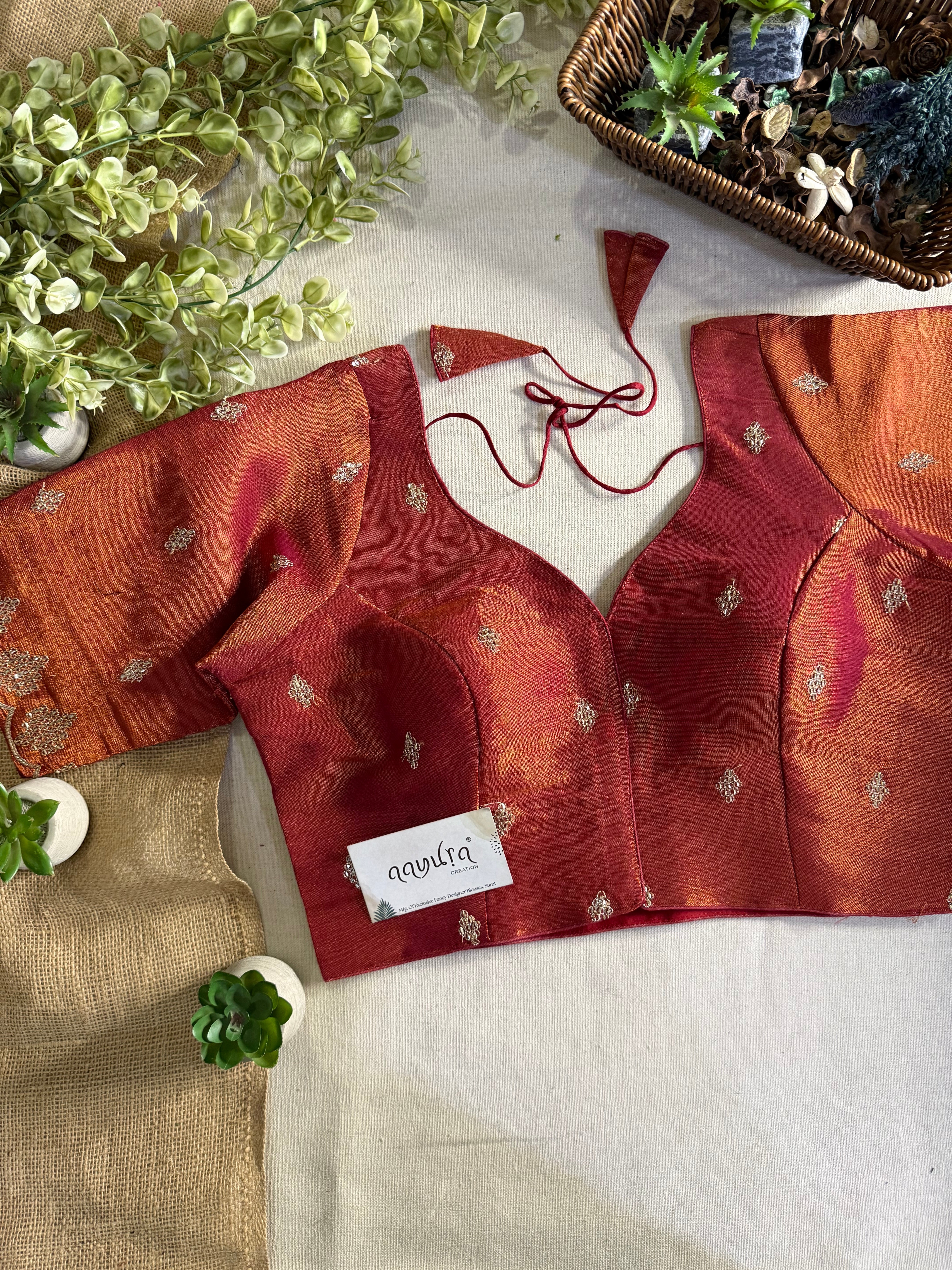 Zoya-2 Shimmer Butti Blouse