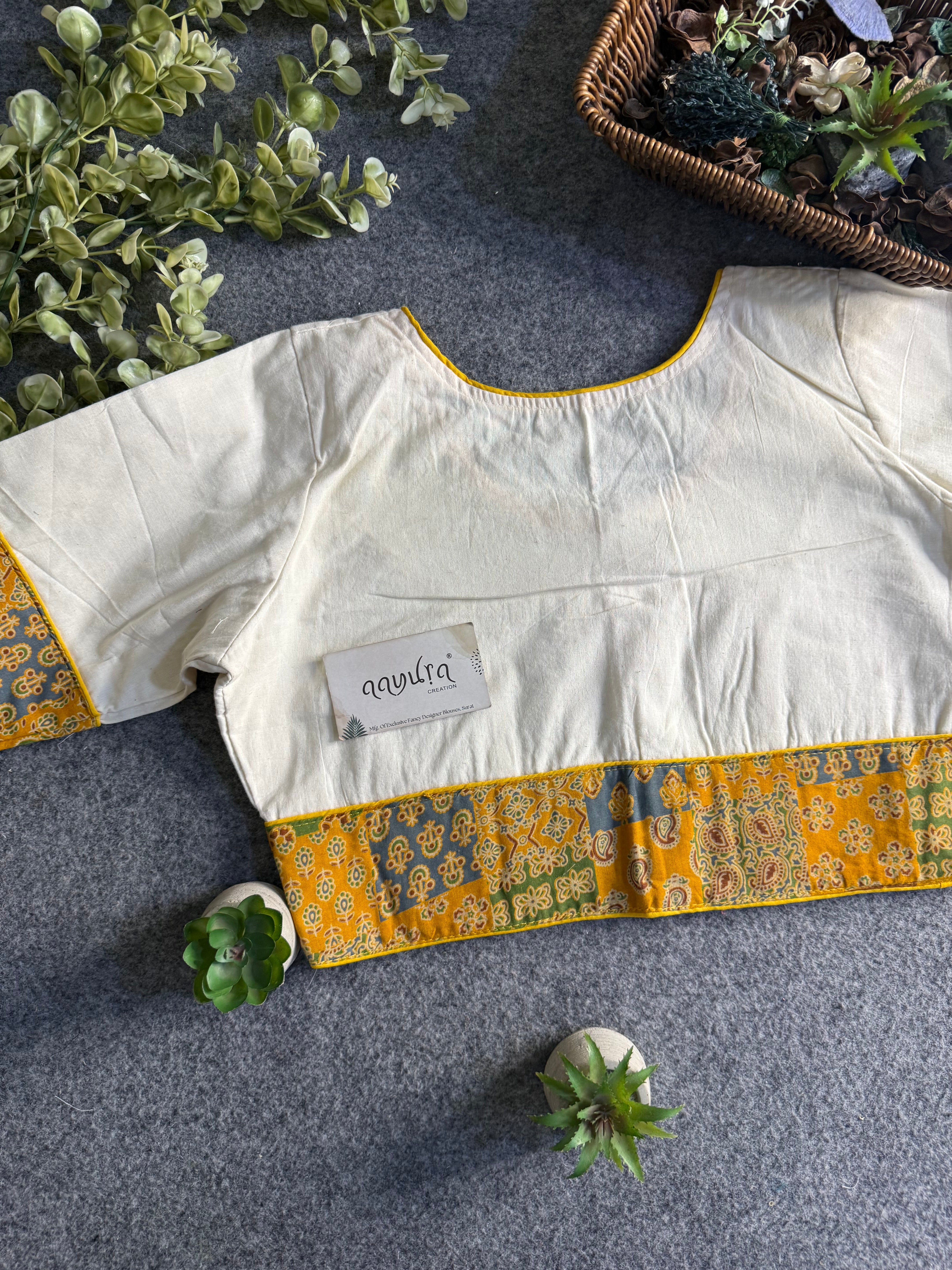 Everyday Ajrakh Elegance Blouse