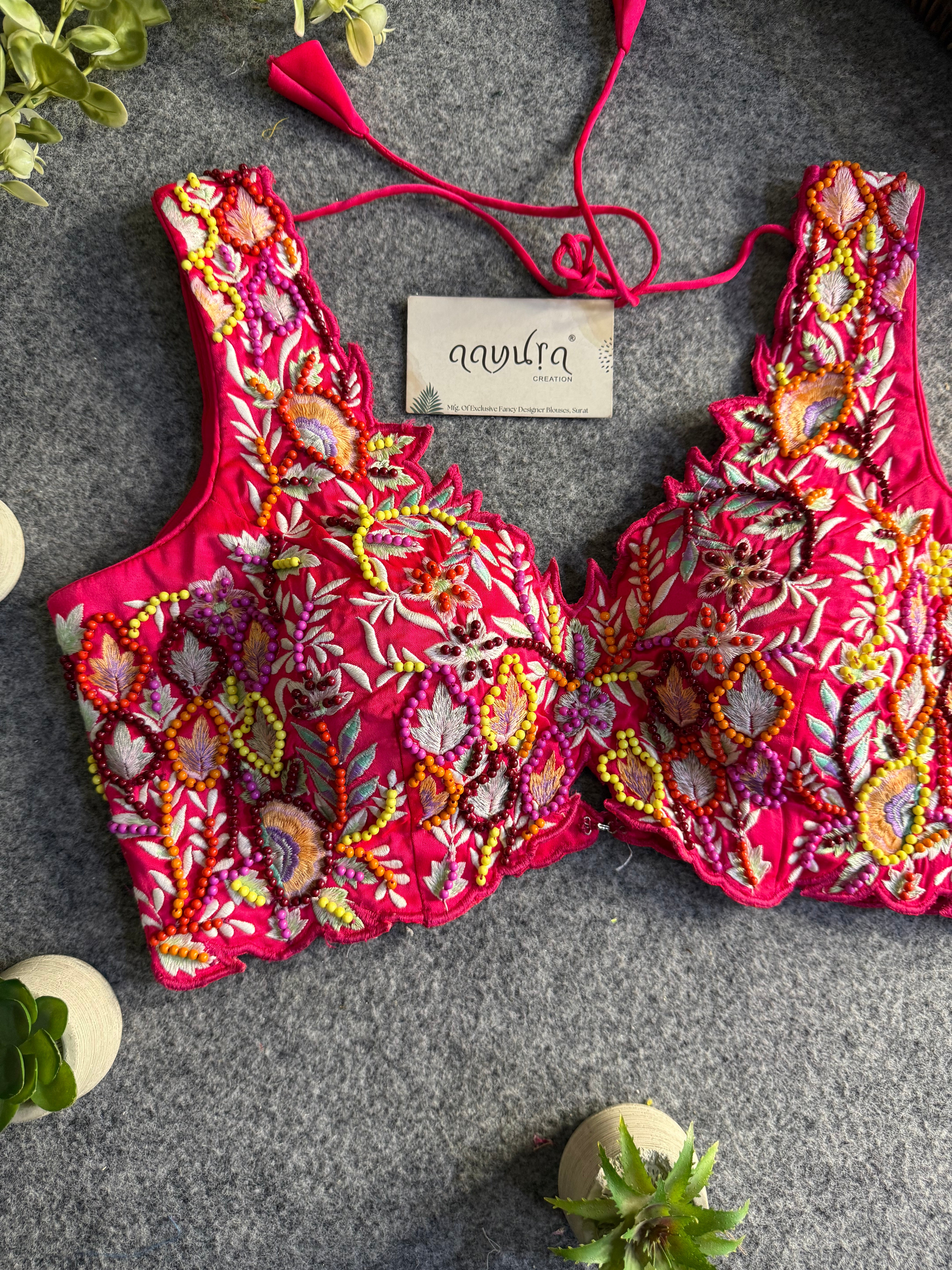 Classic Silk Handcrafted Blouse