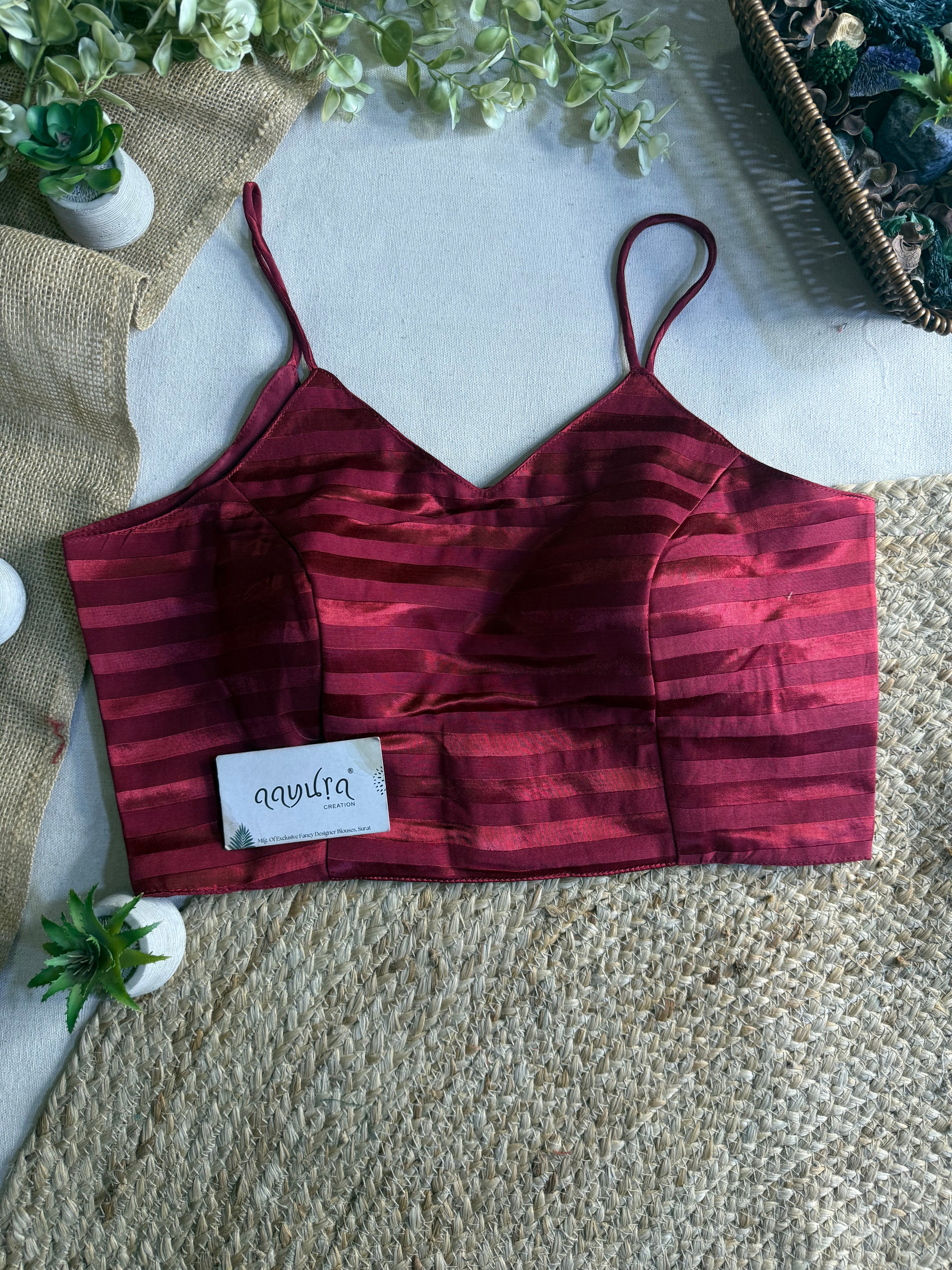 Thai Silk strap Blouse