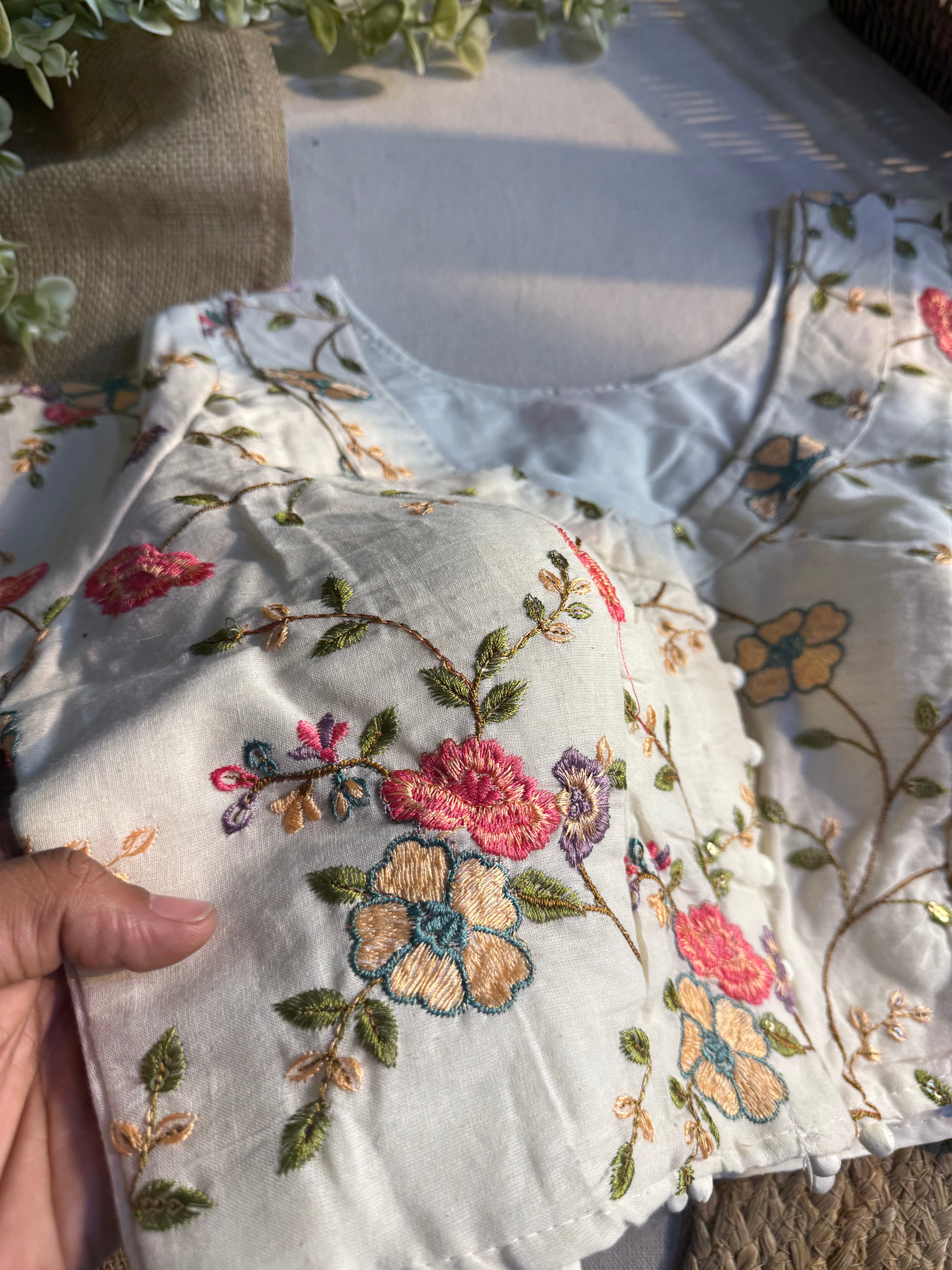 Cotton Coller Blouse