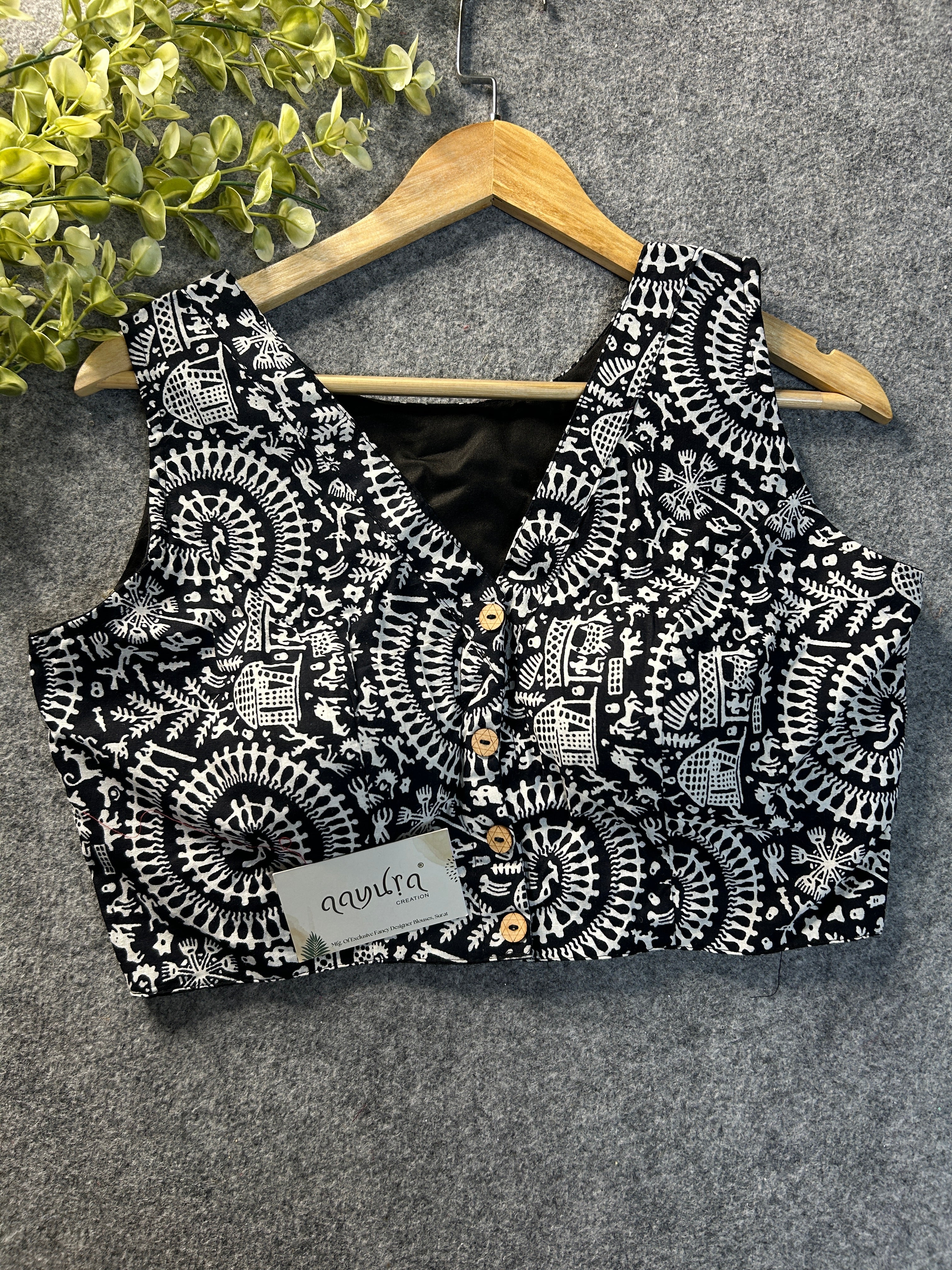 Cotton Coller Blouse