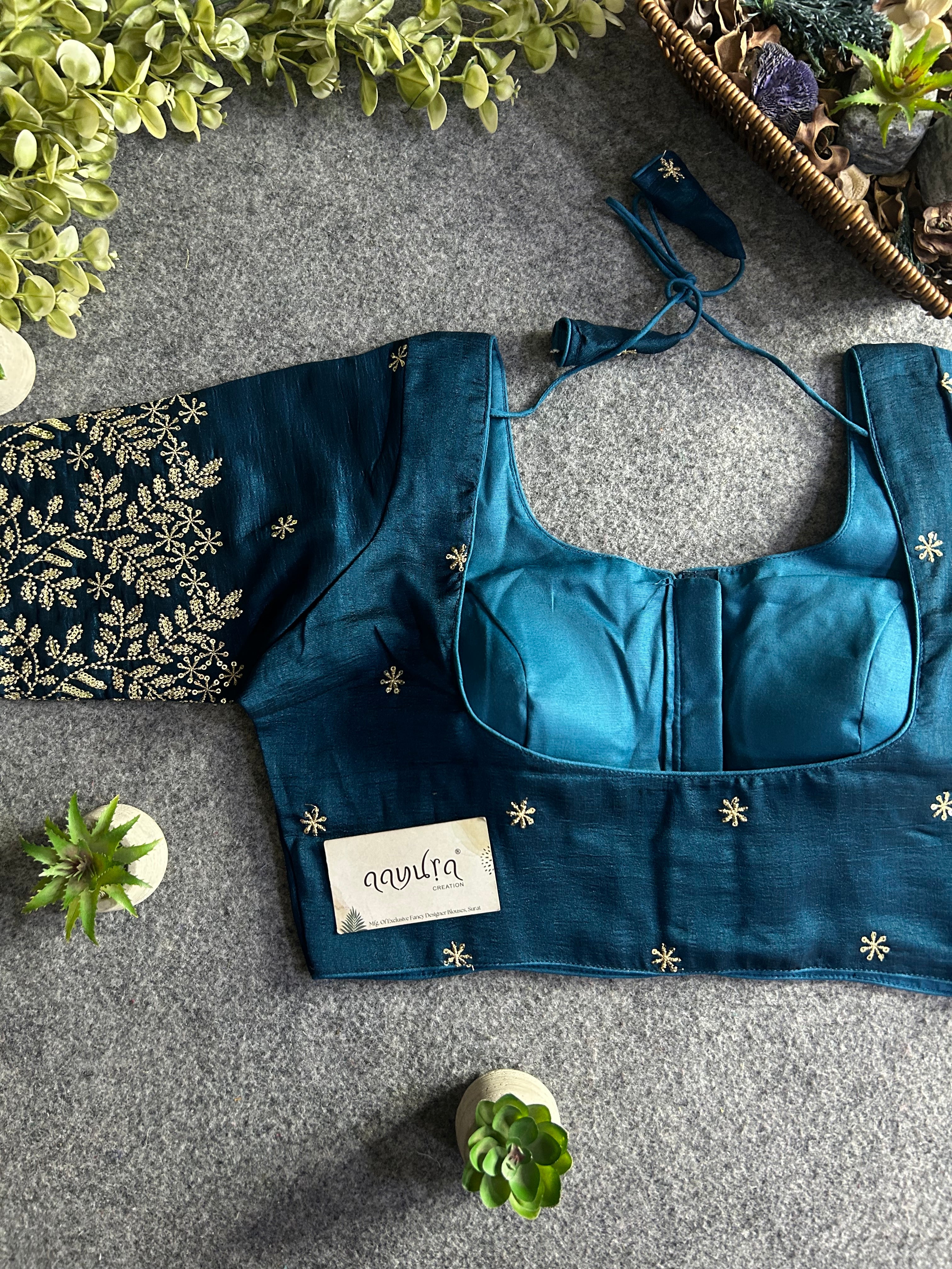 Rajsi Vichitra Zari Work Blouse
