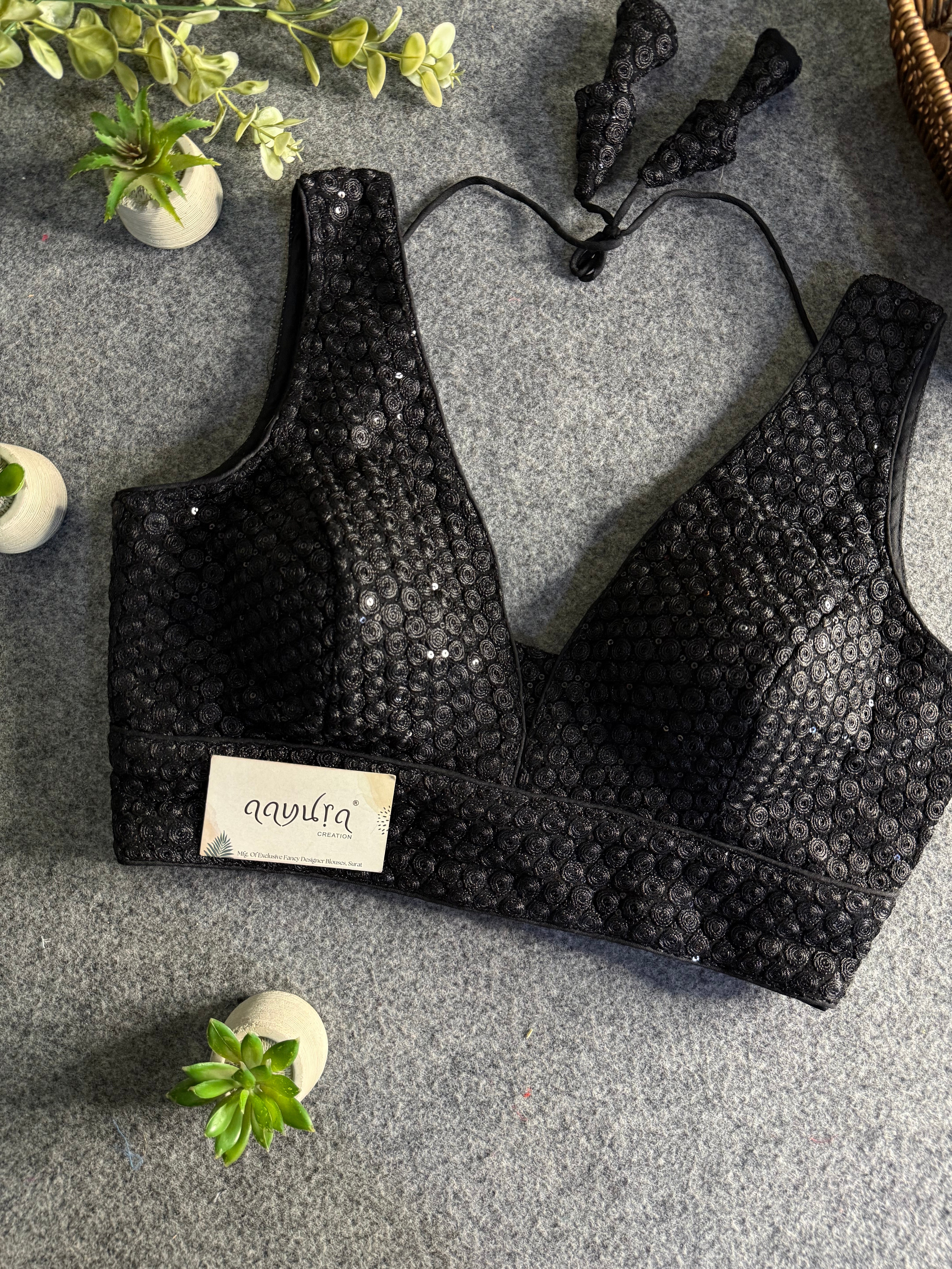 Divine Sequence Partywear Blouse