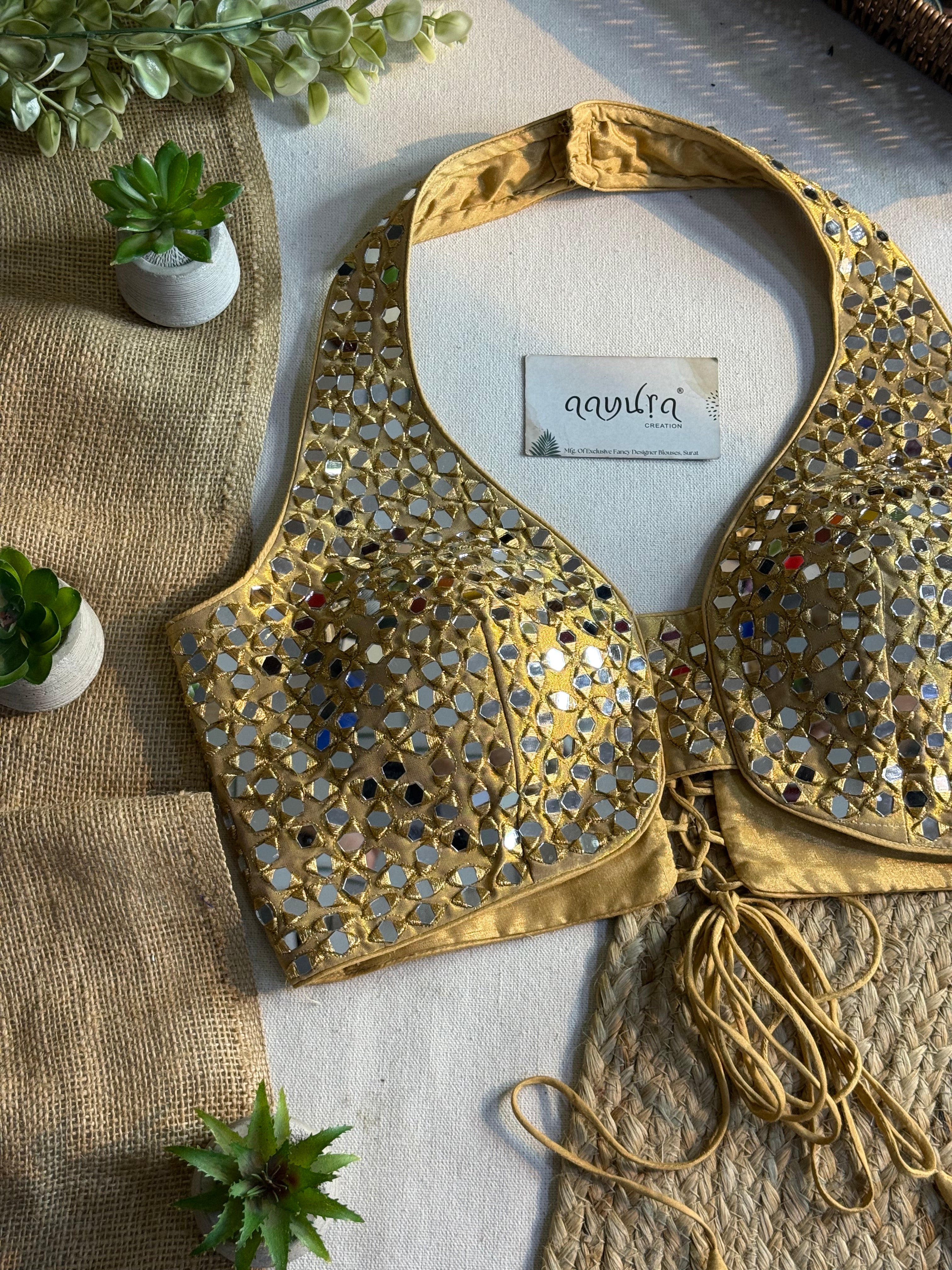 Mirror Muse Halter Blouse
