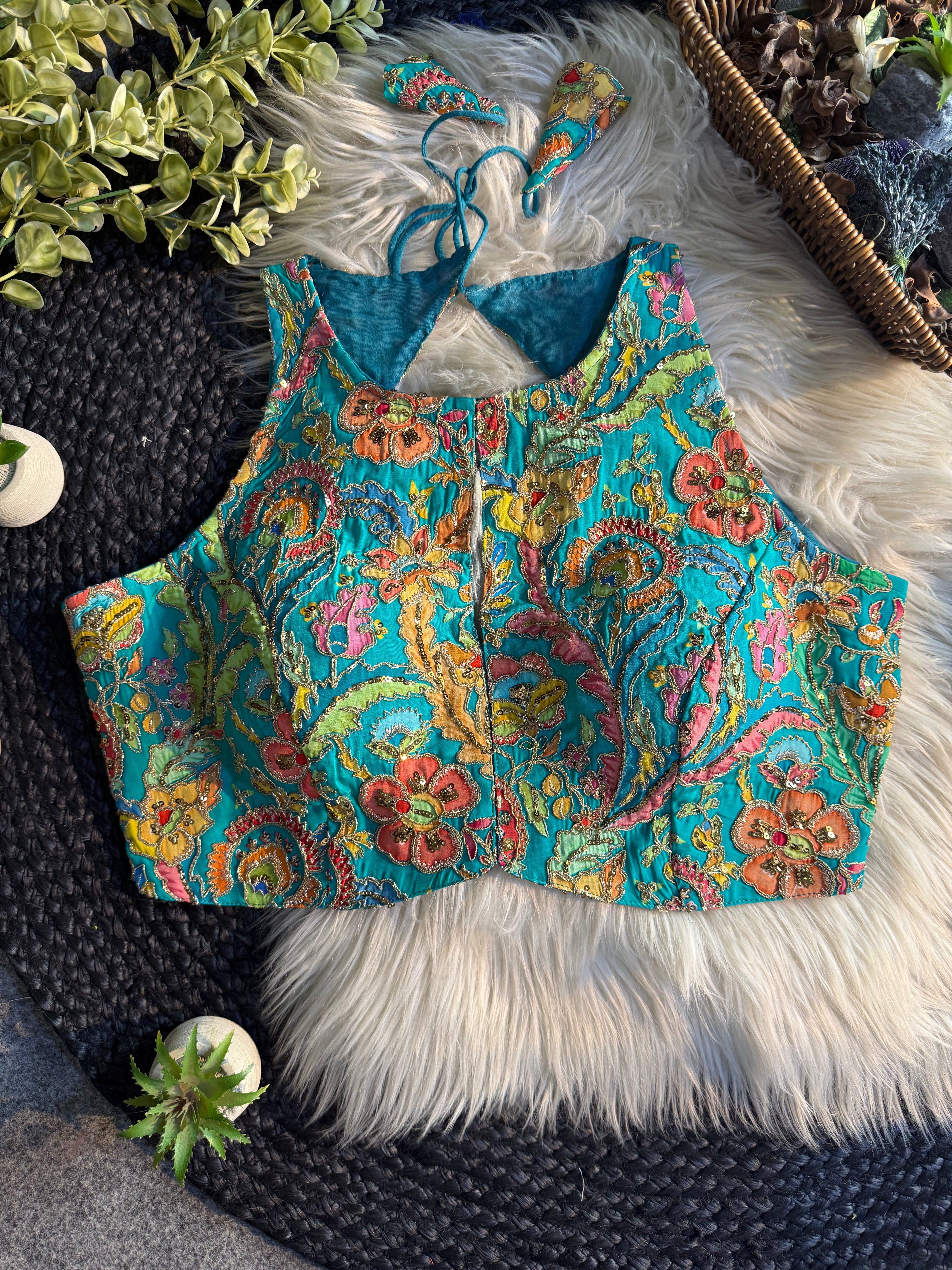 Zuhira Elegant Crape Blouse