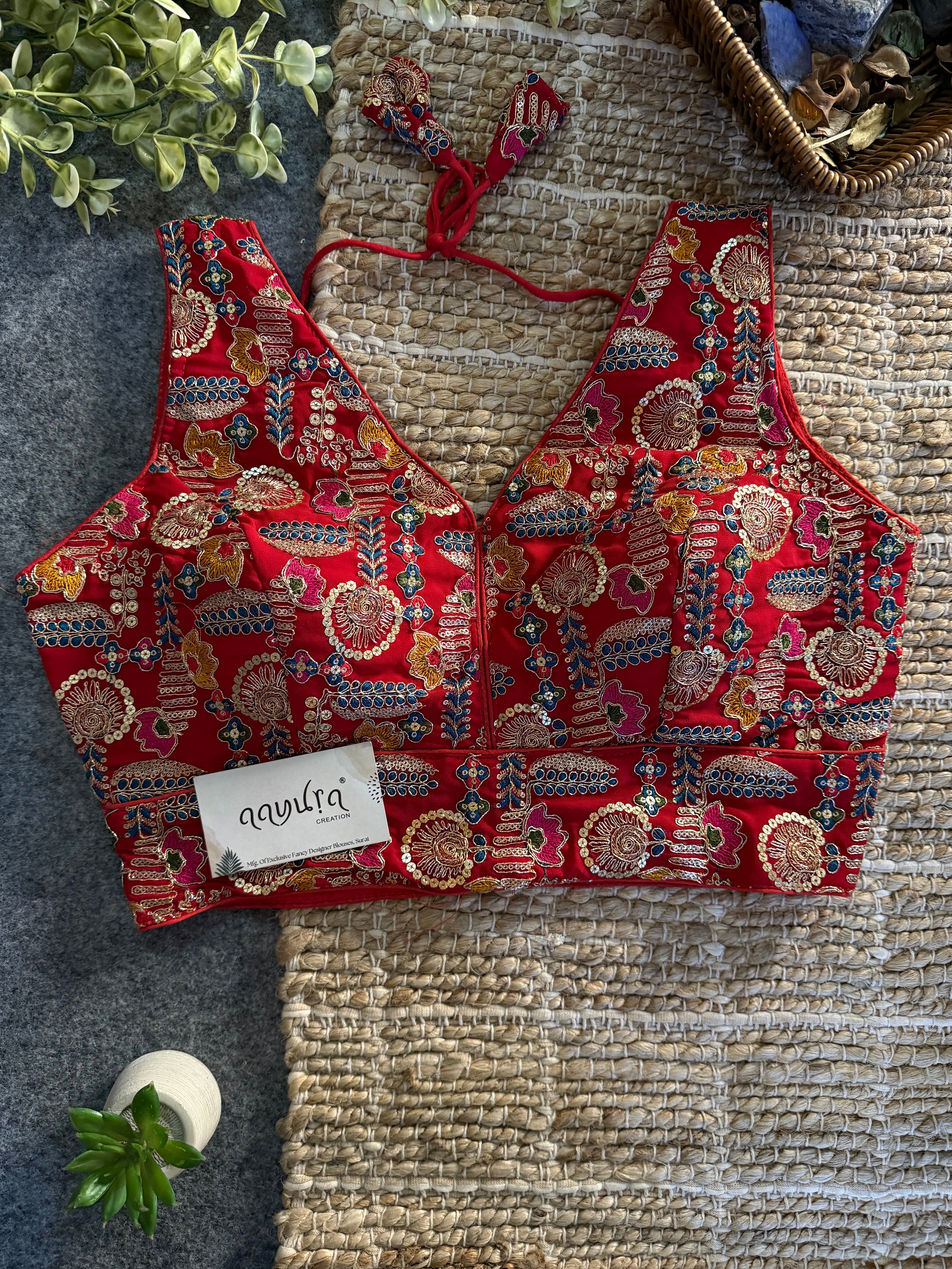 Embroidered Work Blouse