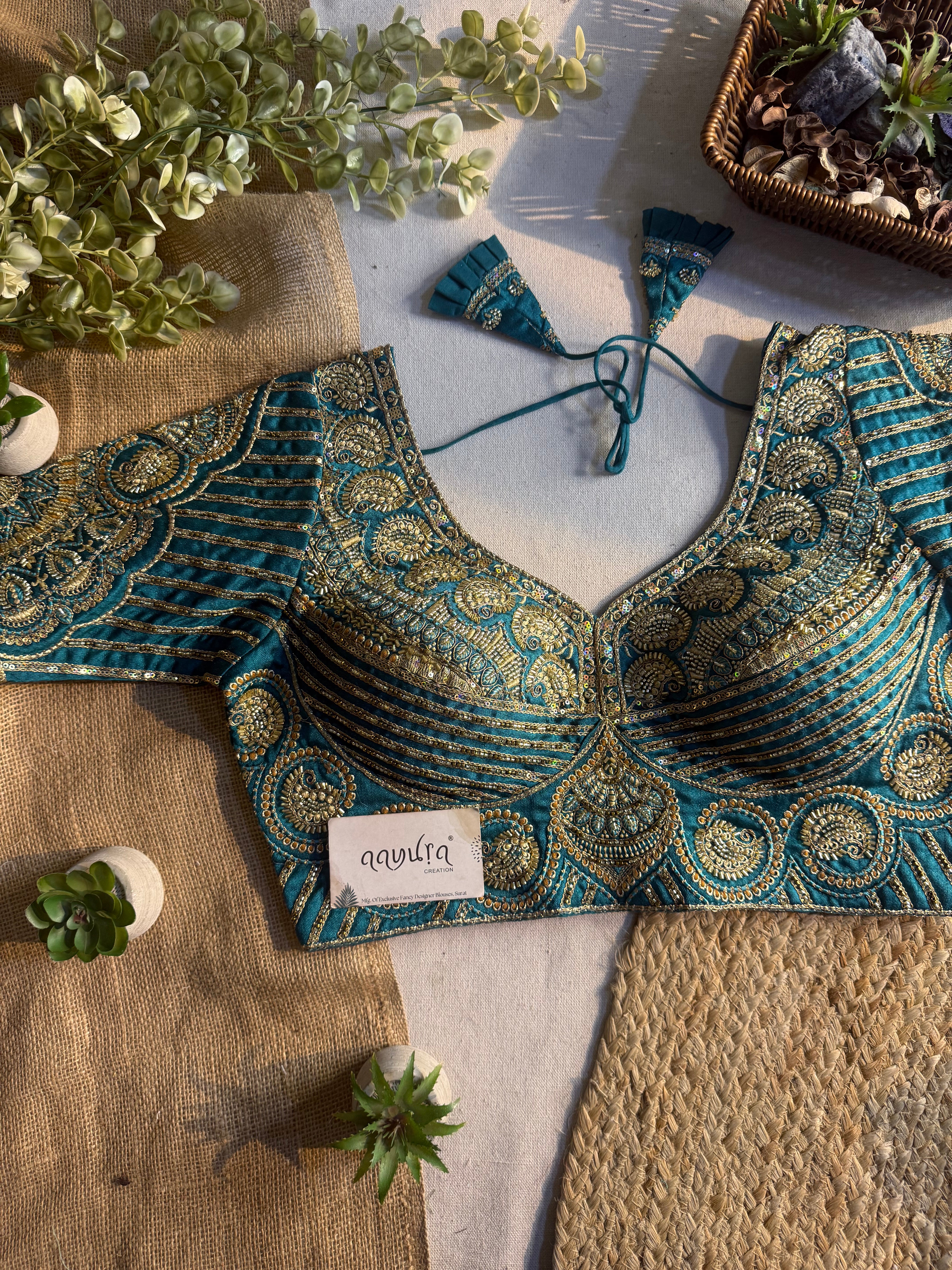 Italian Luxe Beads Blouse