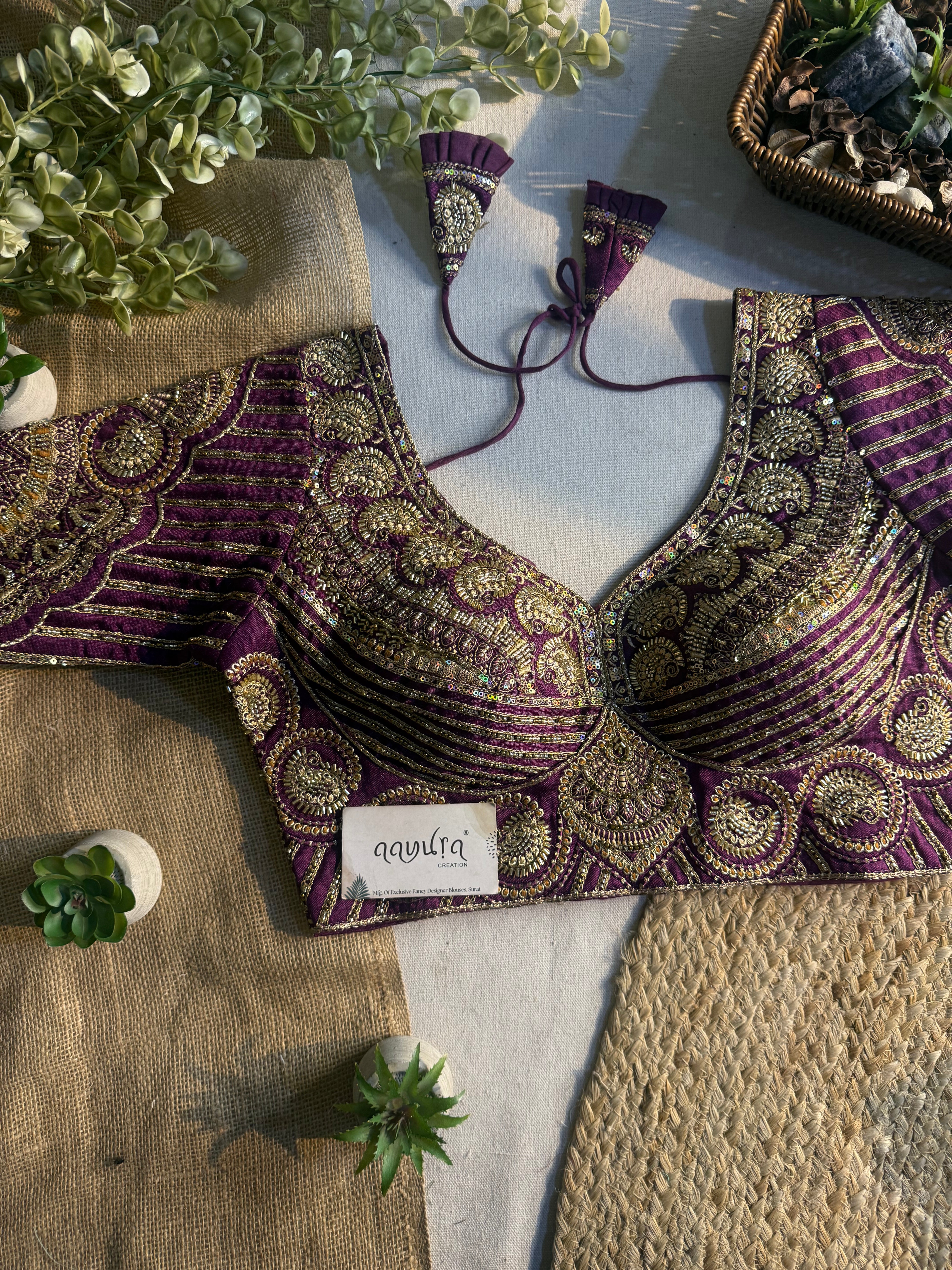 Italian Luxe Beads Blouse