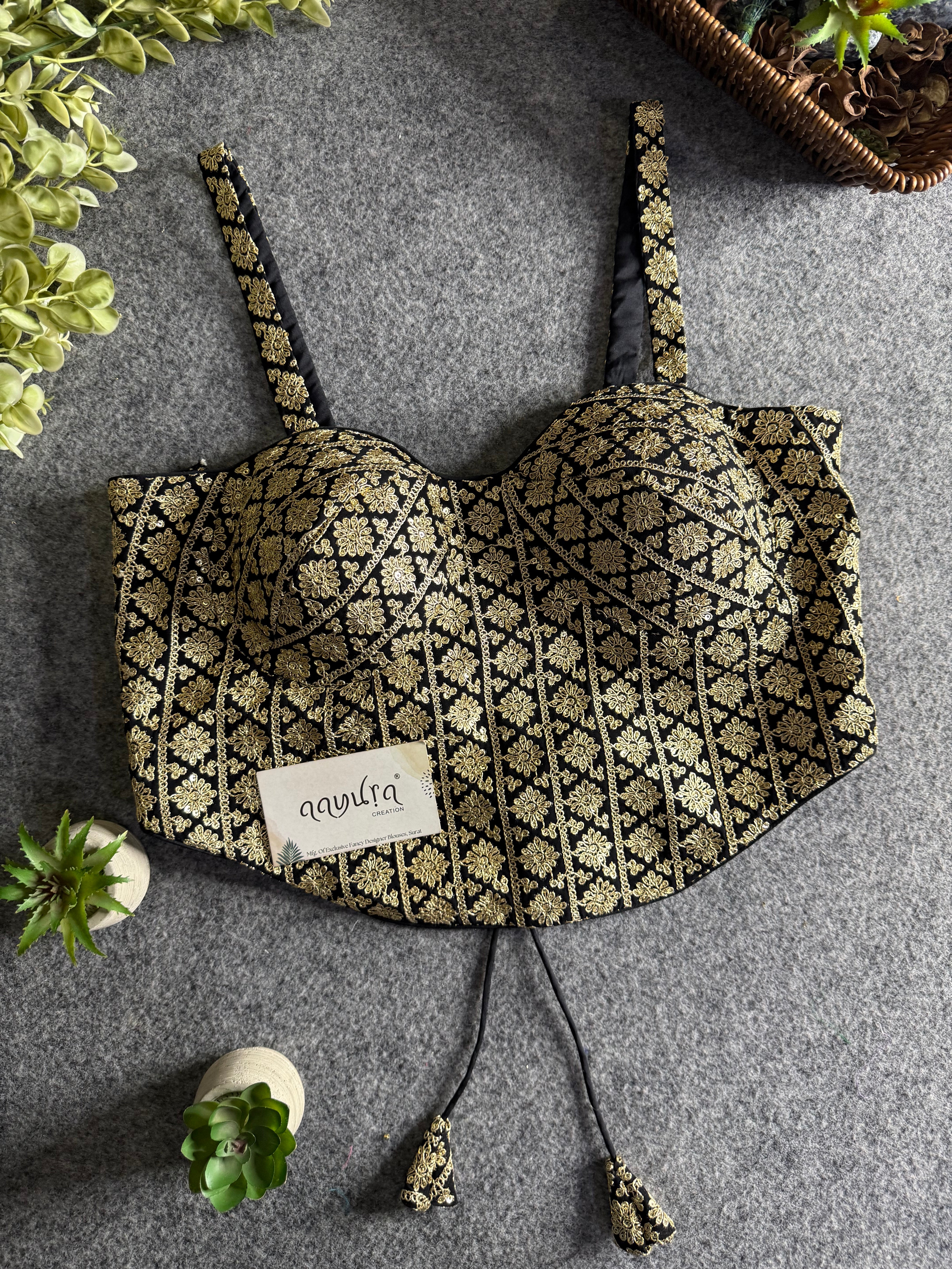 Zaira Georgette Backless Blouse