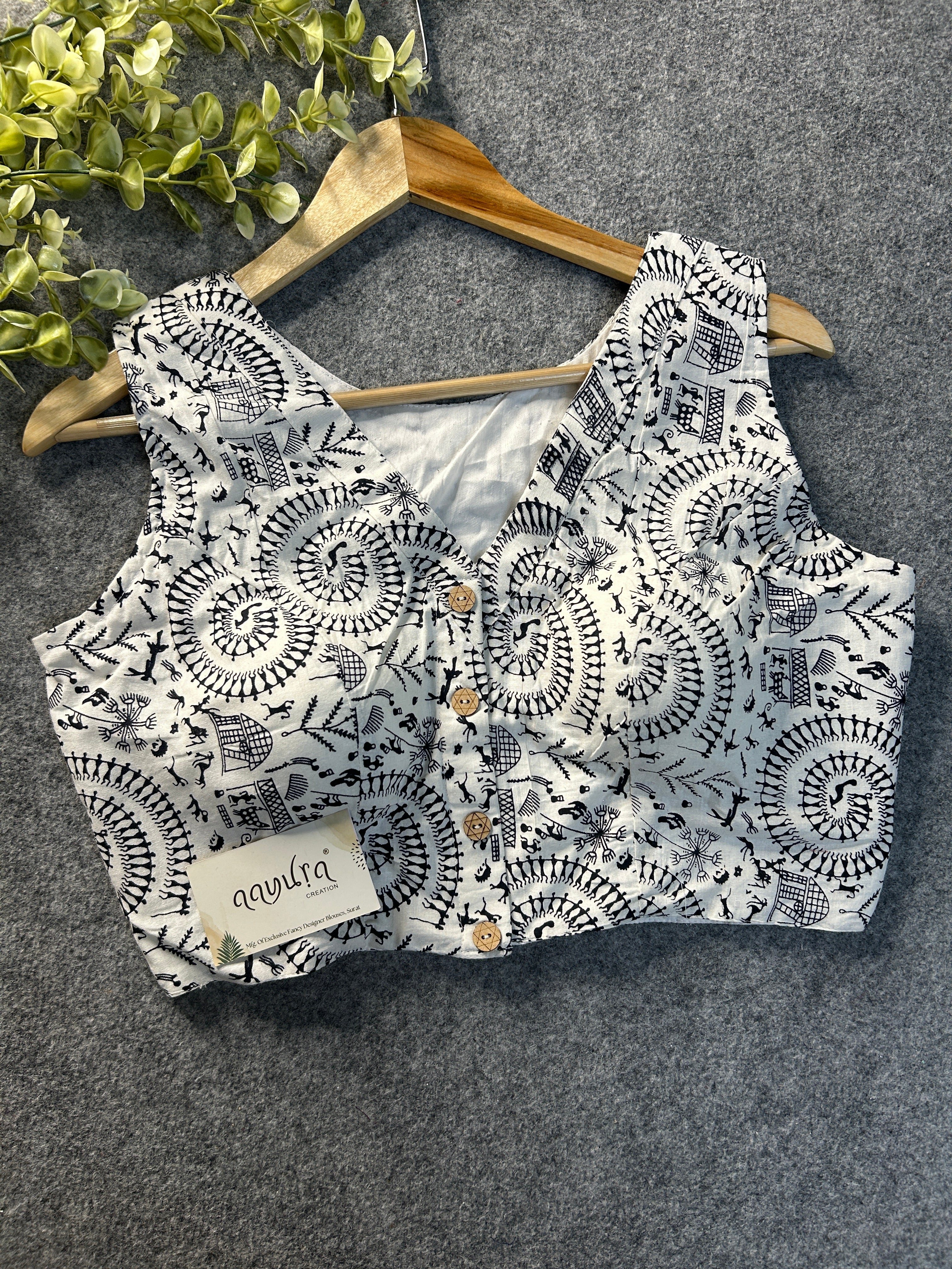 Cotton Coller Blouse