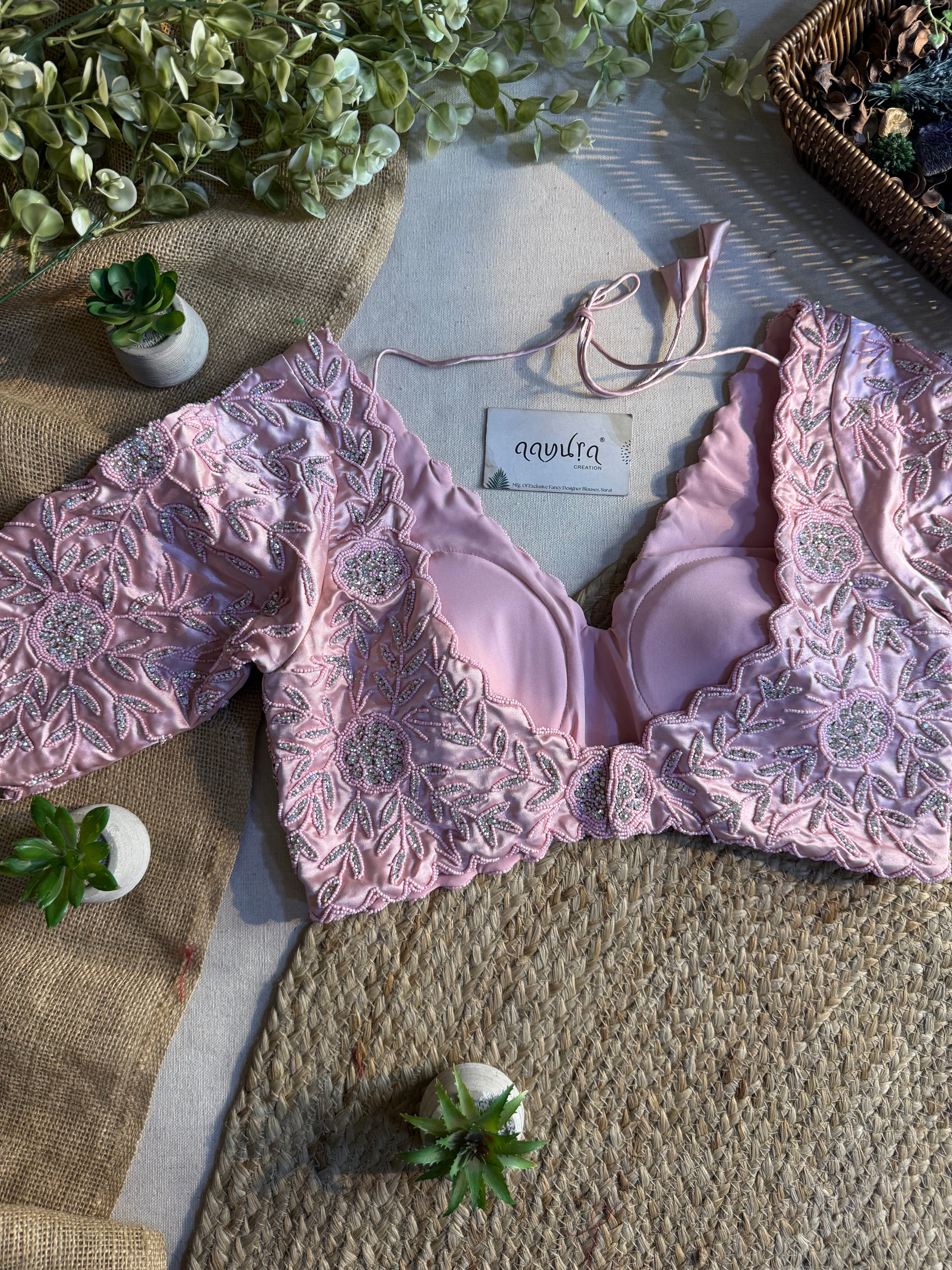 Aarvika Jarkan Work Blouse
