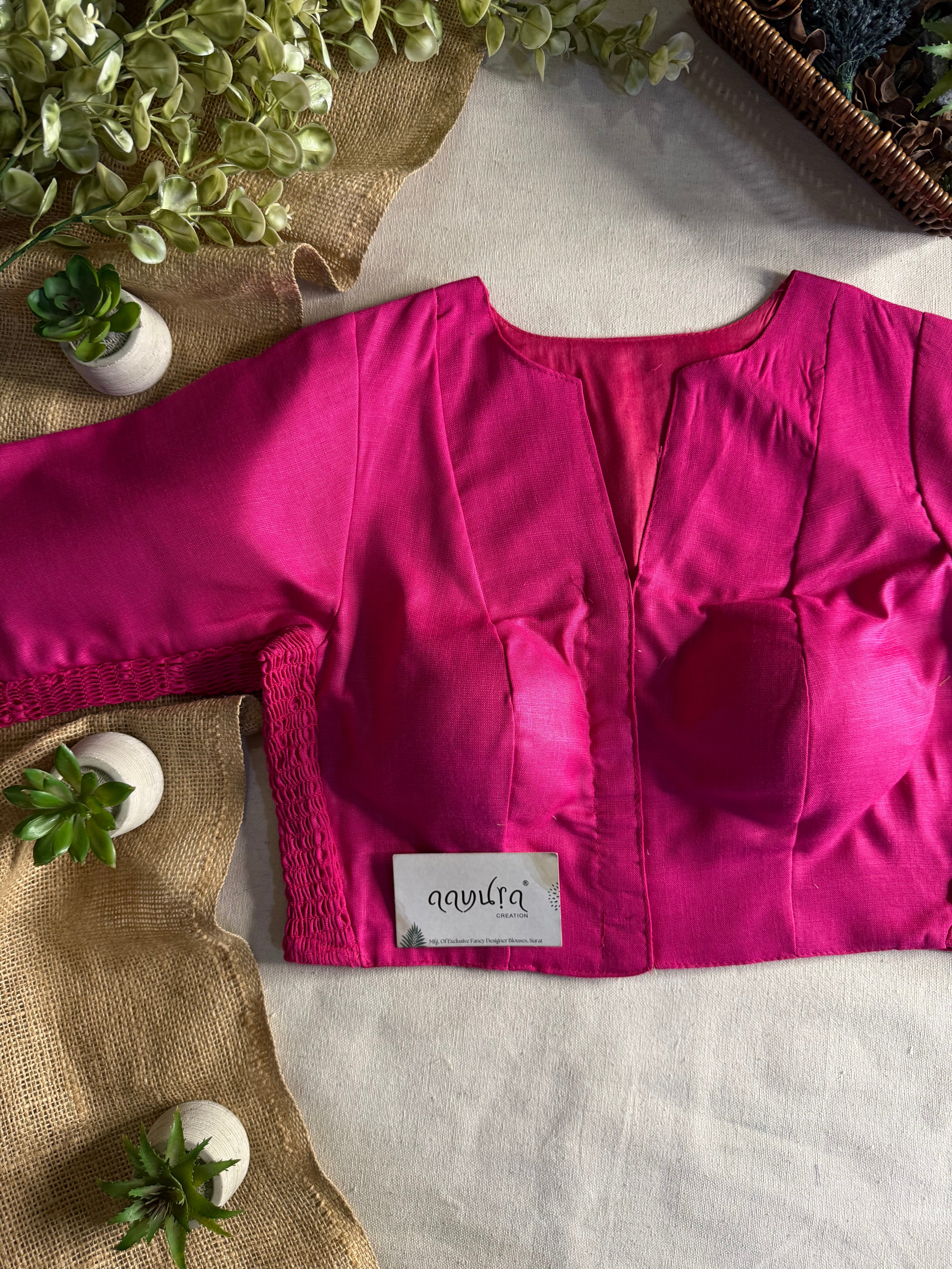 Comfort Fit Cotton Blouse