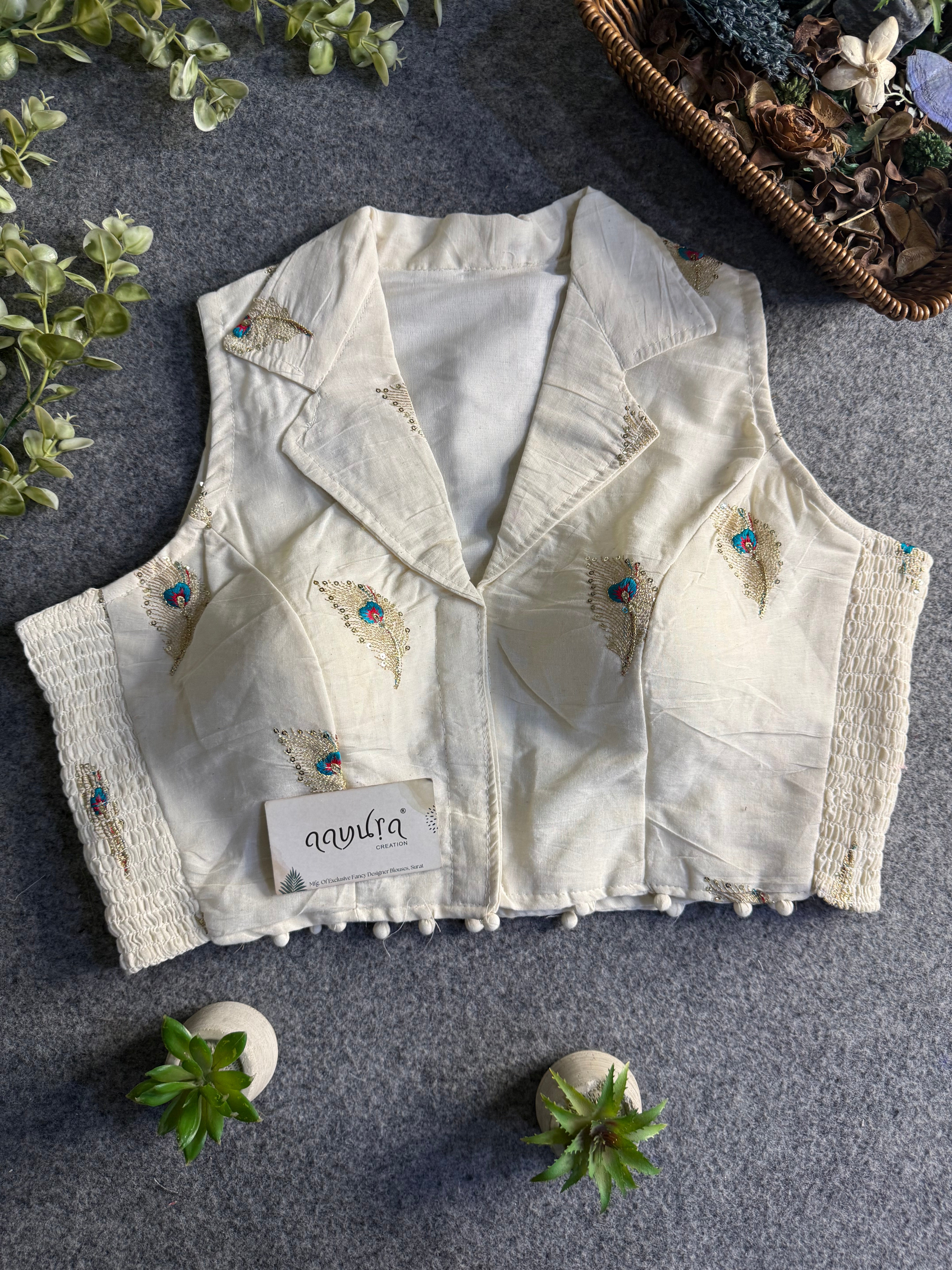 FlexiFit Cotton Designer Blouse