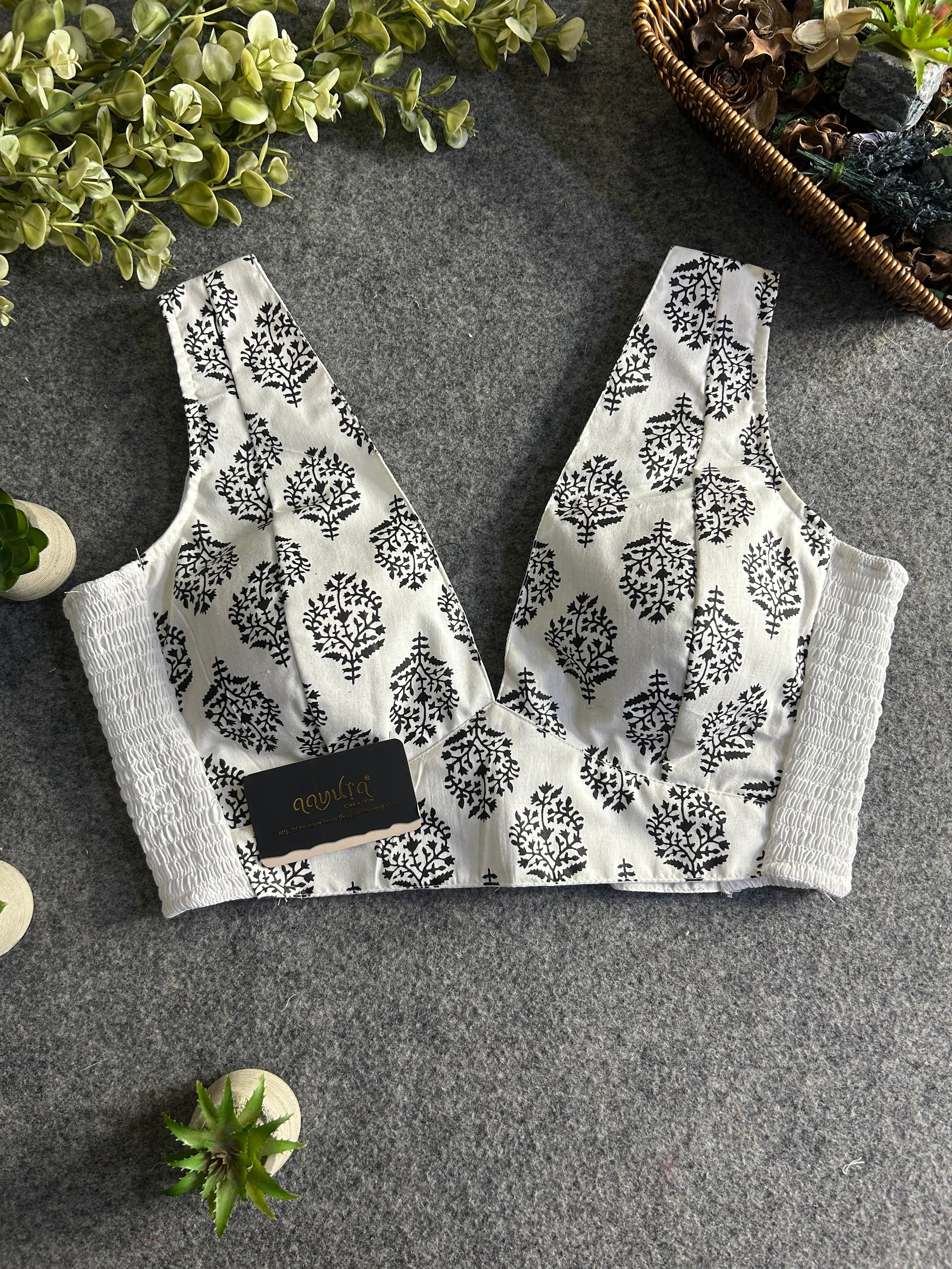 Comfort Fit V Neck Blouse