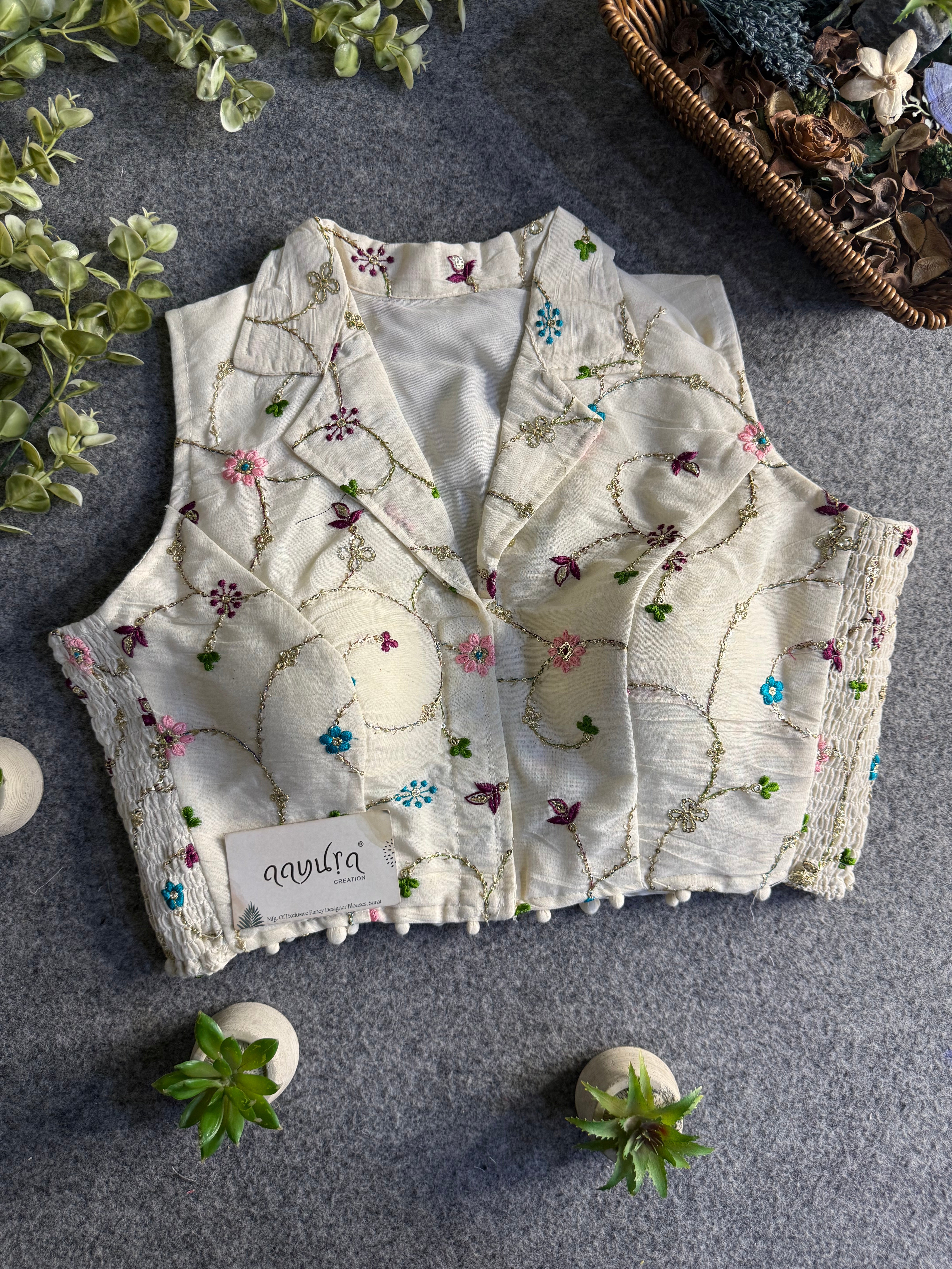 FlexiFit Cotton Designer Blouse