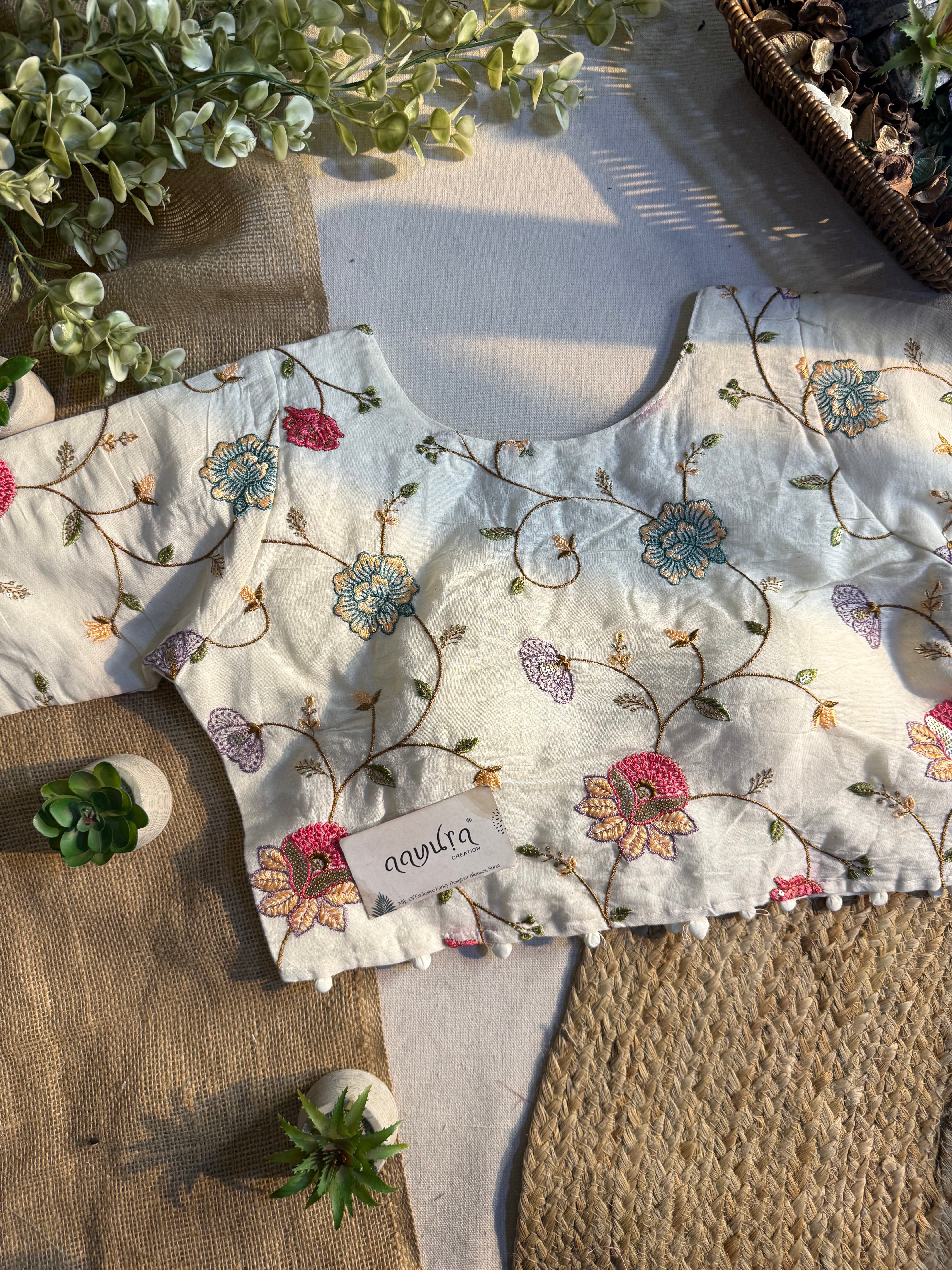 Cotton Coller Blouse