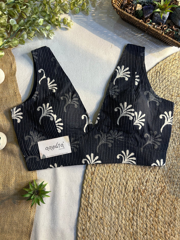Ajrakh V Neck