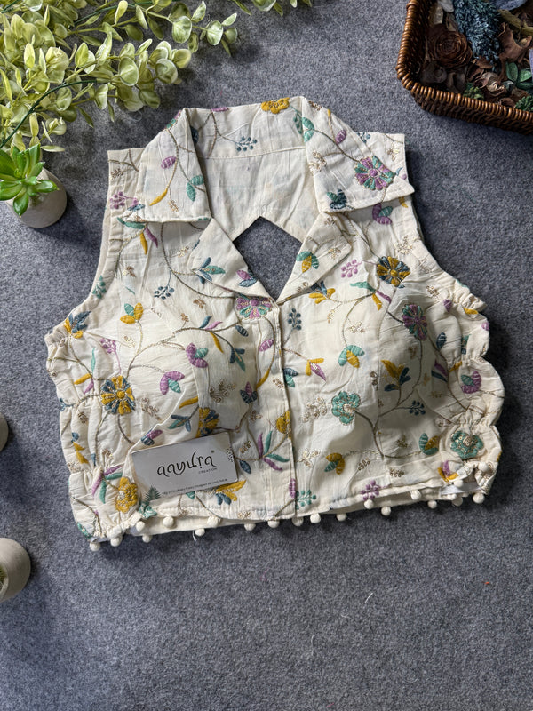 Khadi Stretchable Blouse