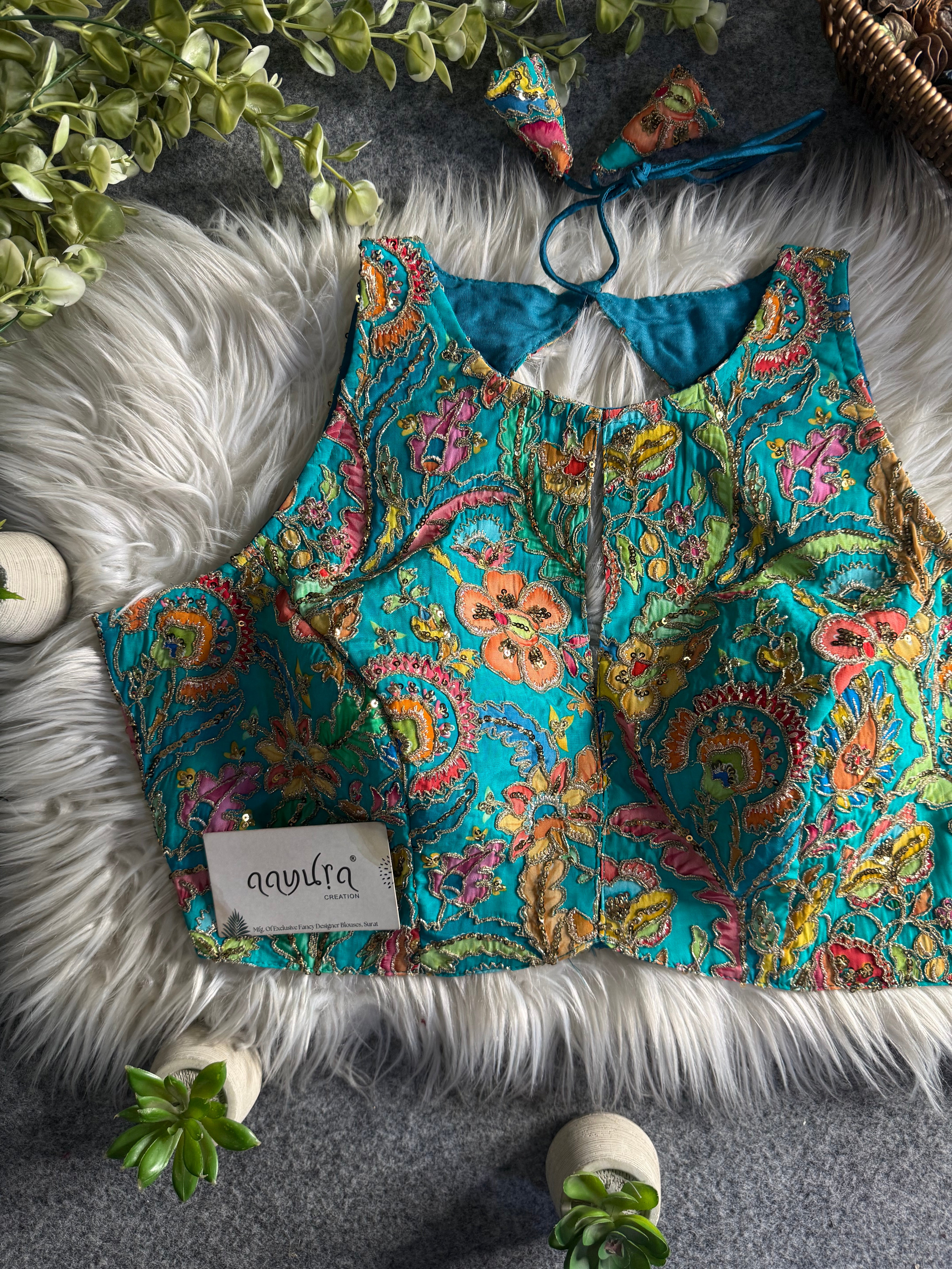 Zuhira Elegant Crape Blouse