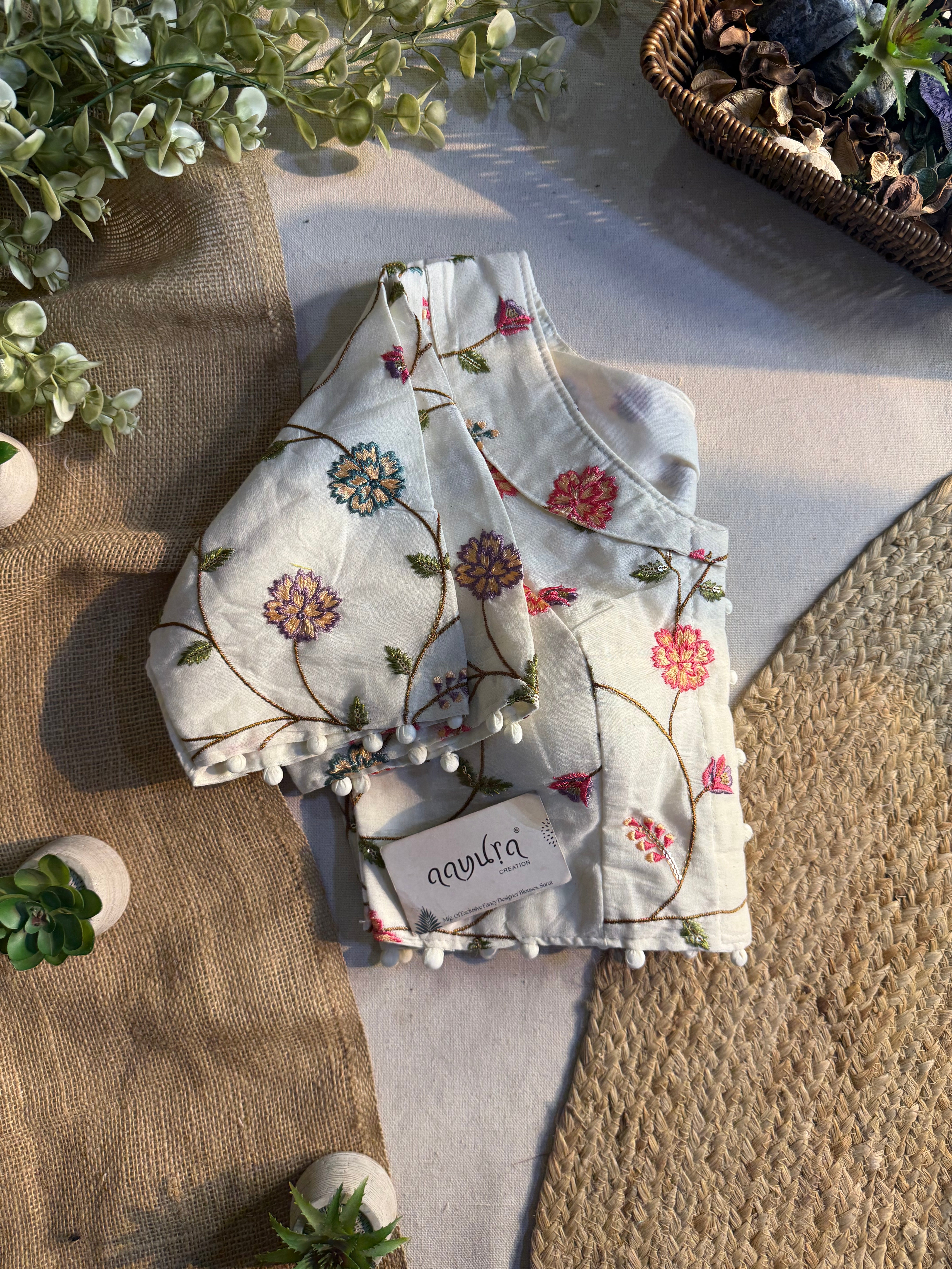 Cotton Coller Blouse