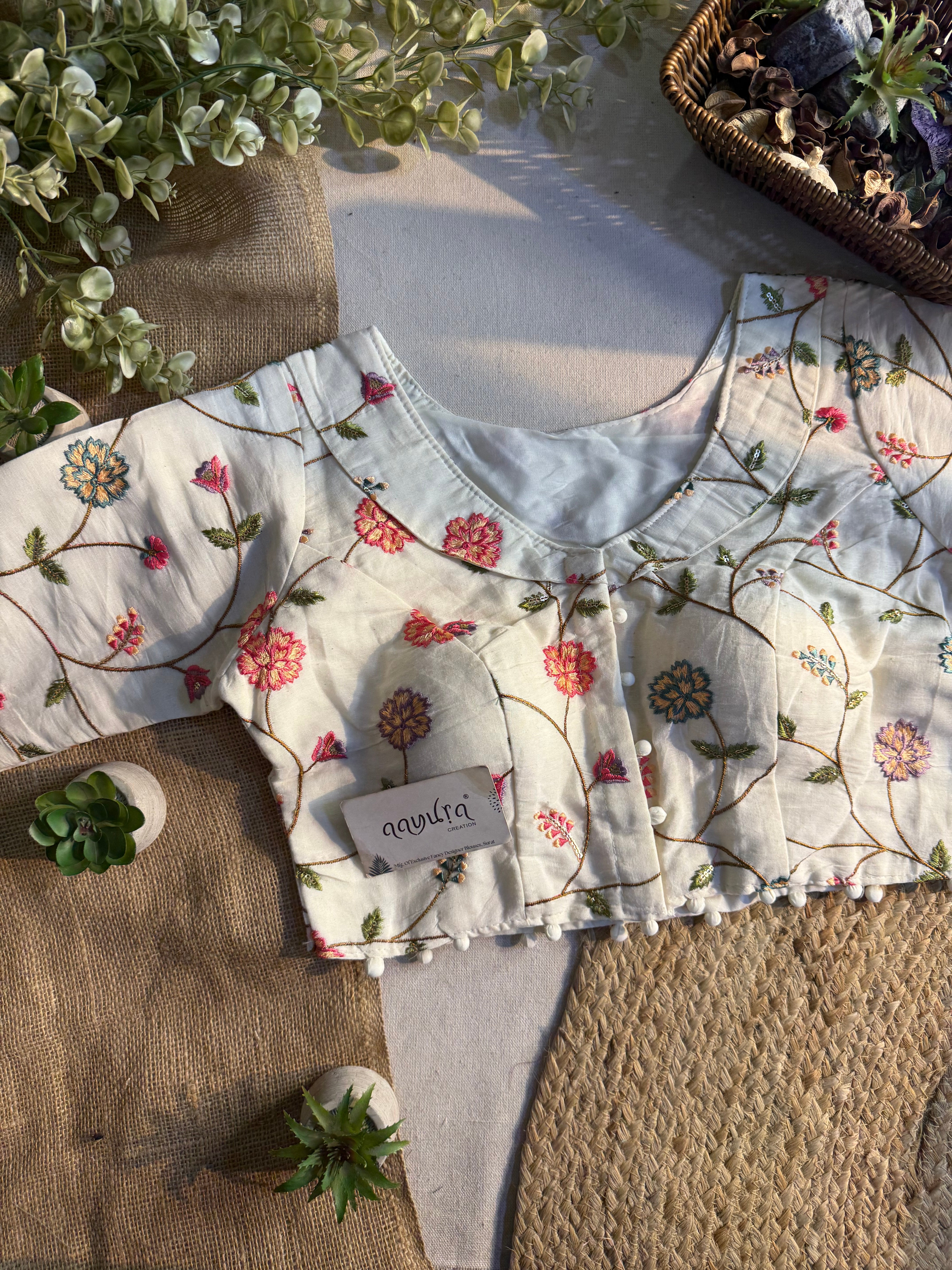 Cotton Coller Blouse