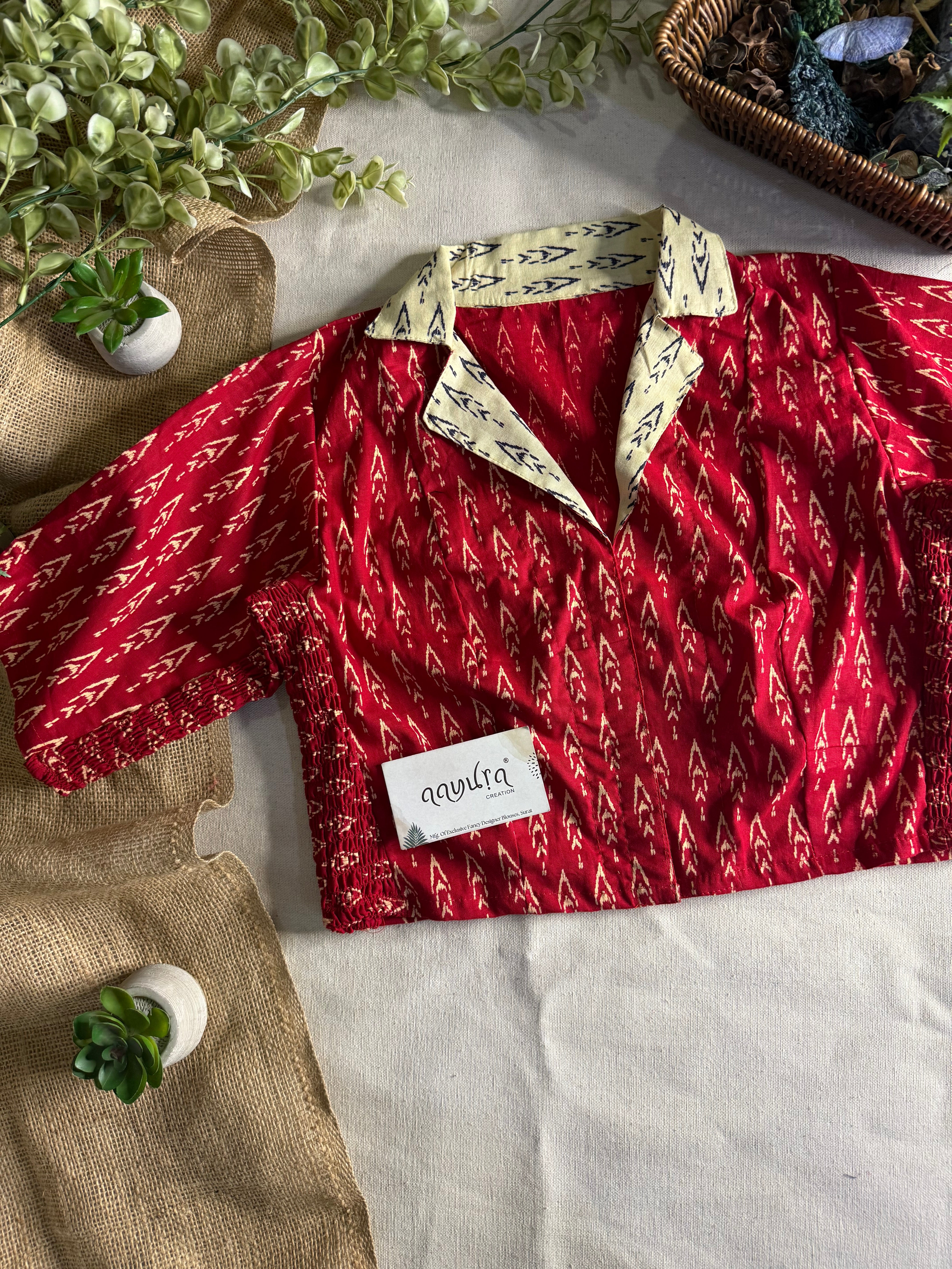 Ajrakh Stretchable Blouse