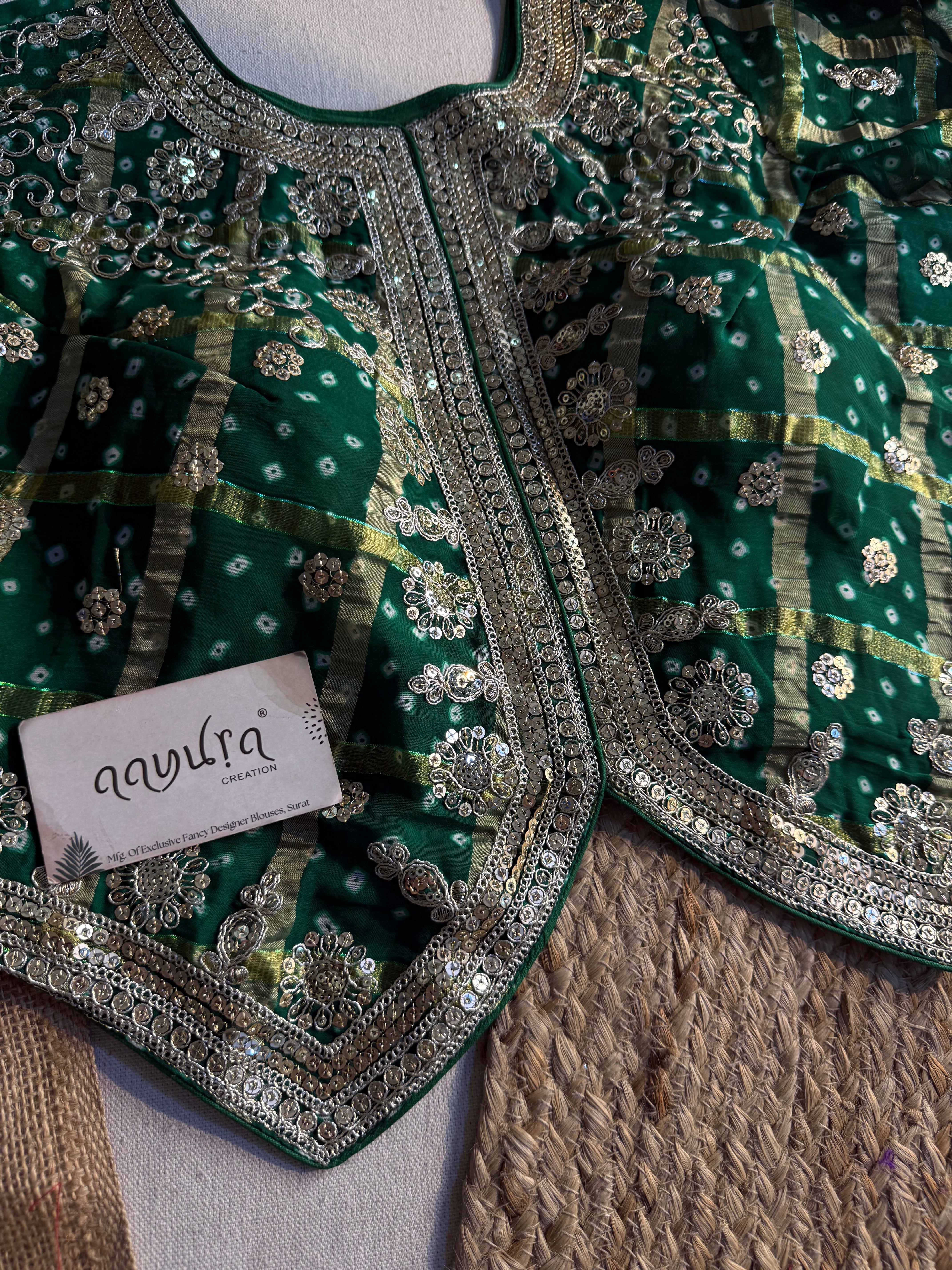 Bandhni Mehfil Blouse