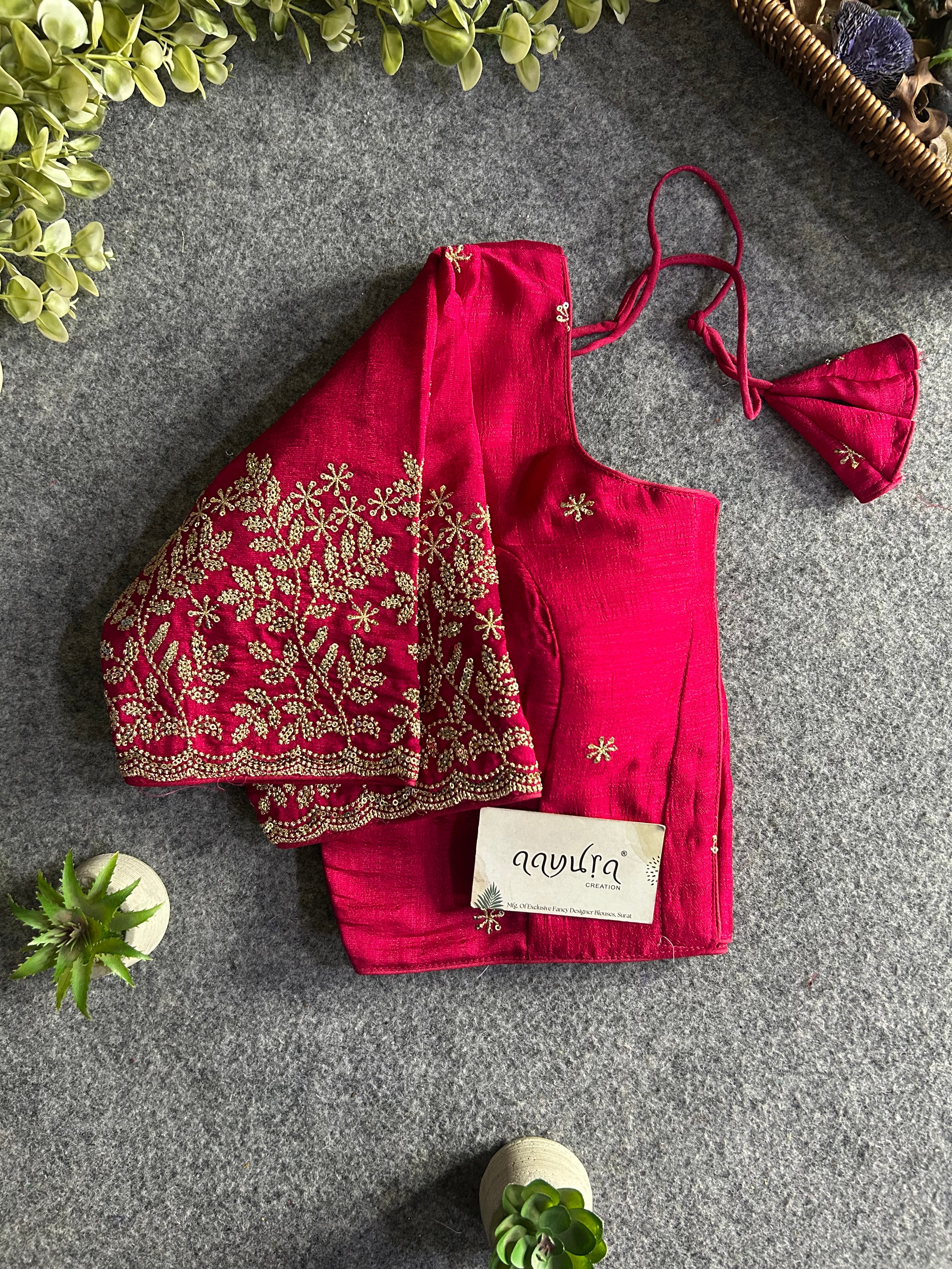 Rajsi Vichitra Zari Work Blouse