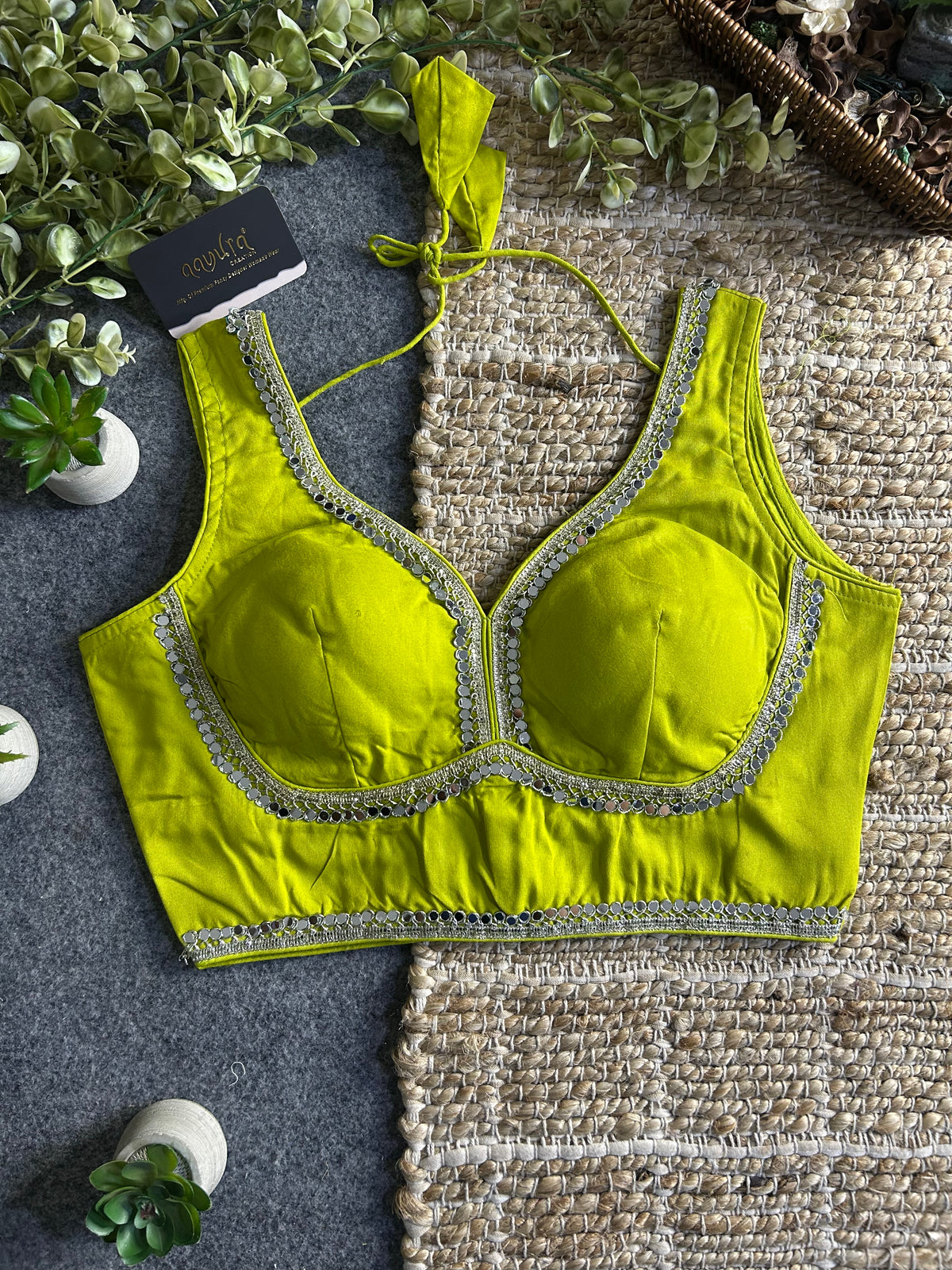 Aaradhya Mirror Border Blouse