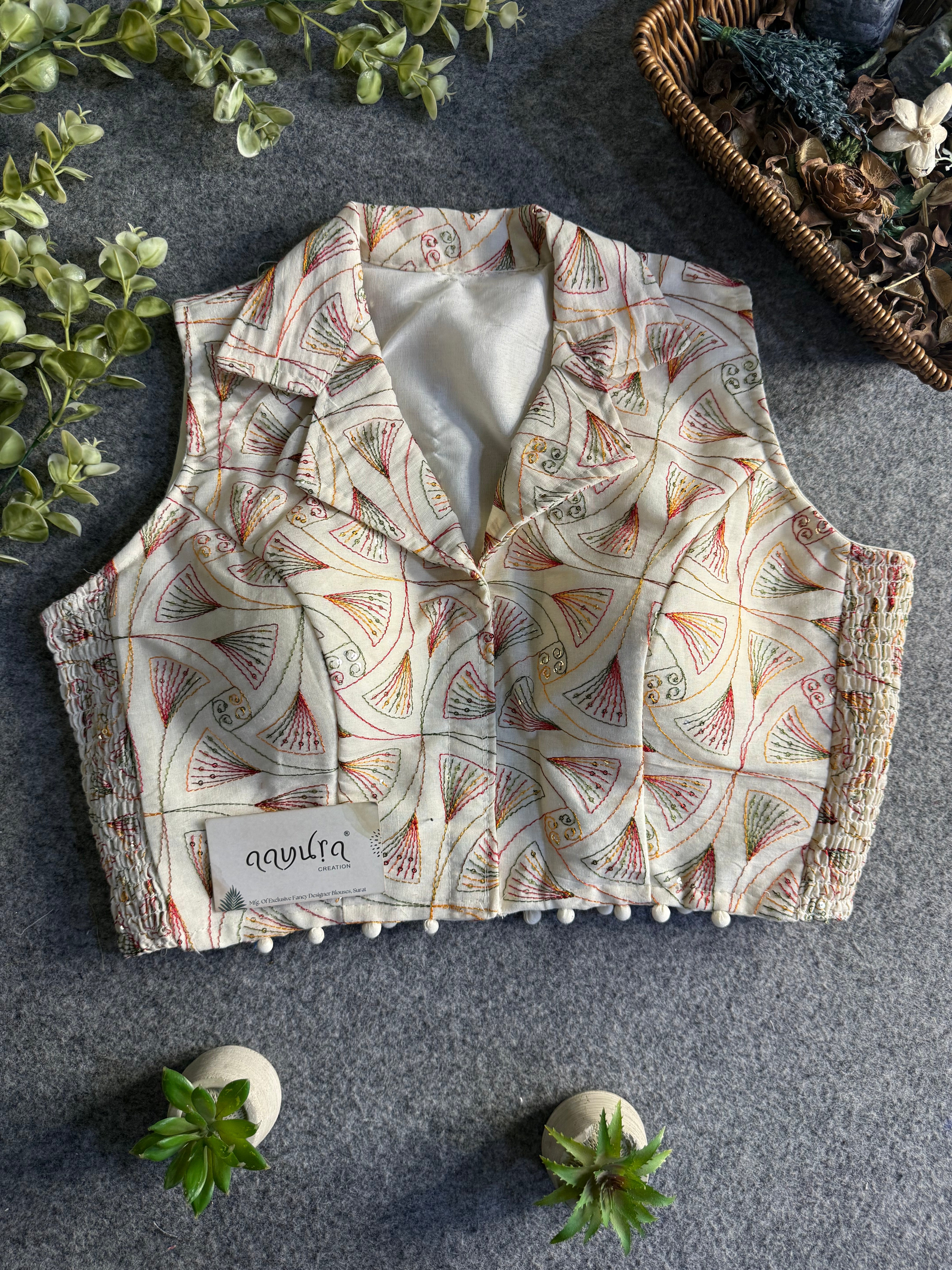 FlexiFit Cotton Designer Blouse