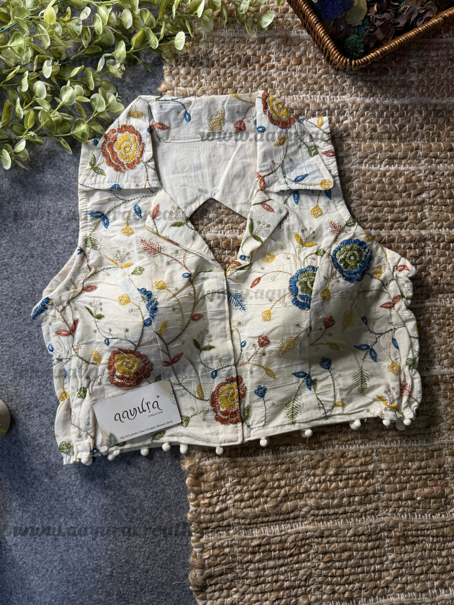 Khadi Stretchable Blouse