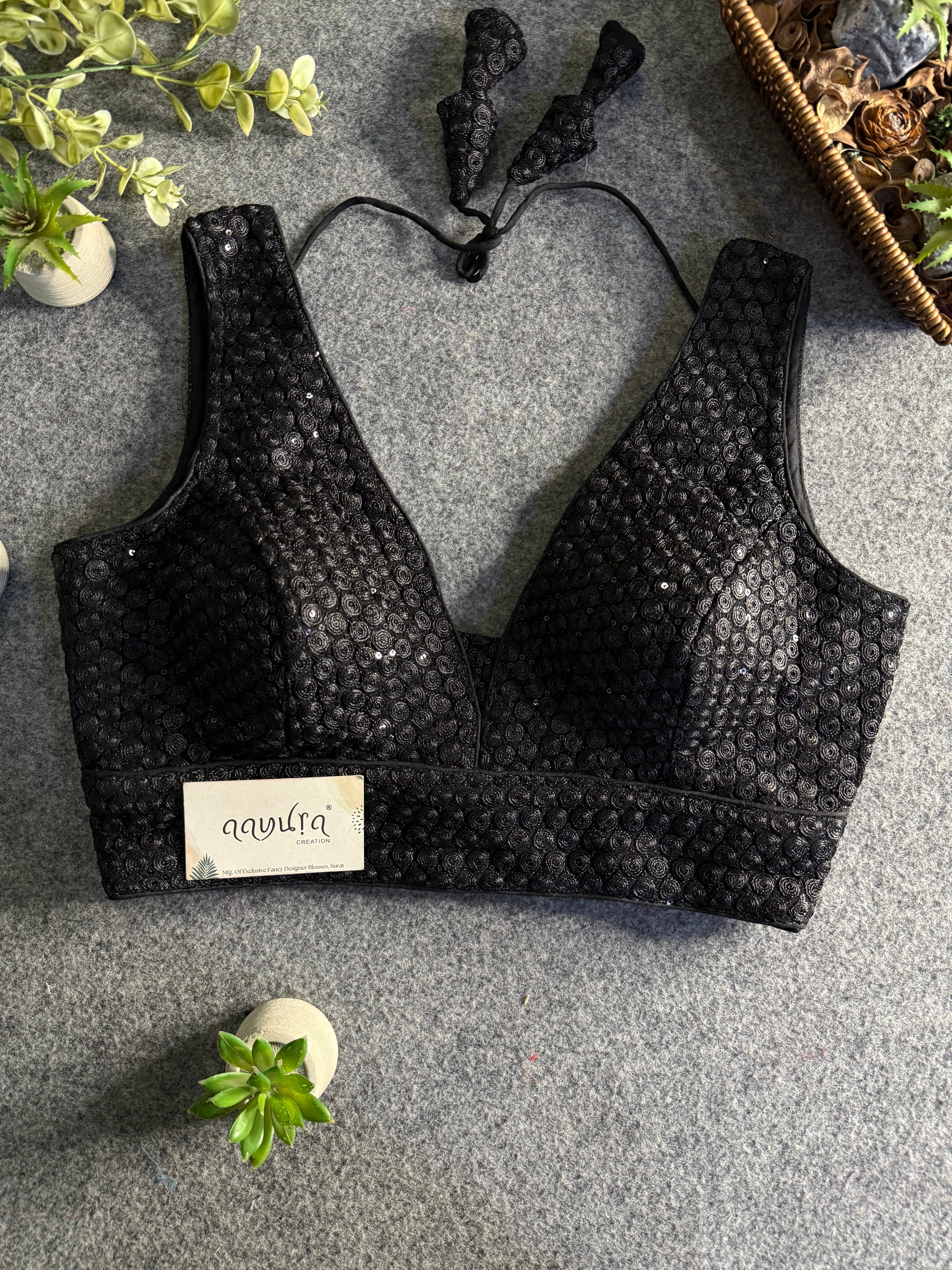 Divine Sequence Partywear Blouse