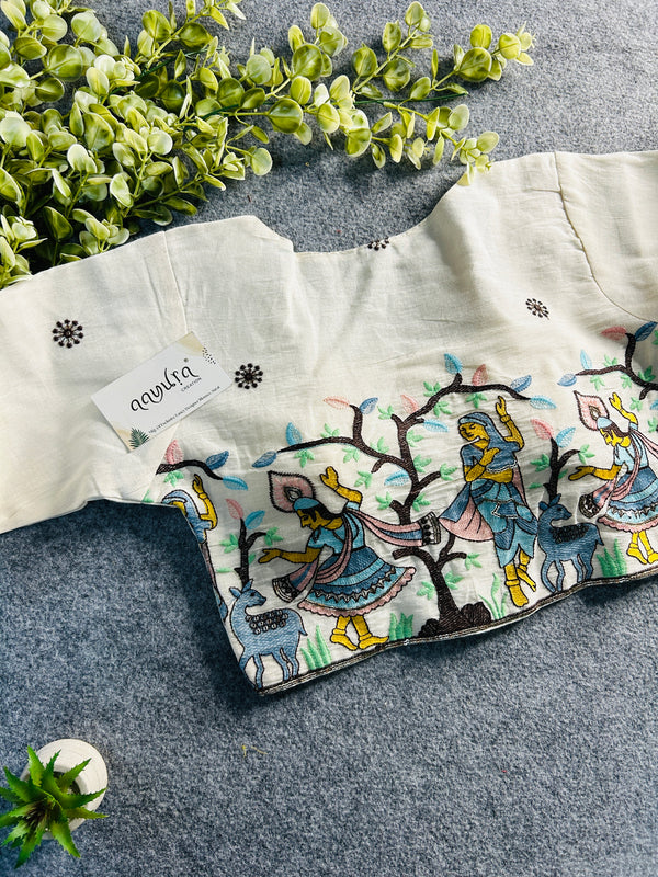 Saanvi-Khadi Boatneck