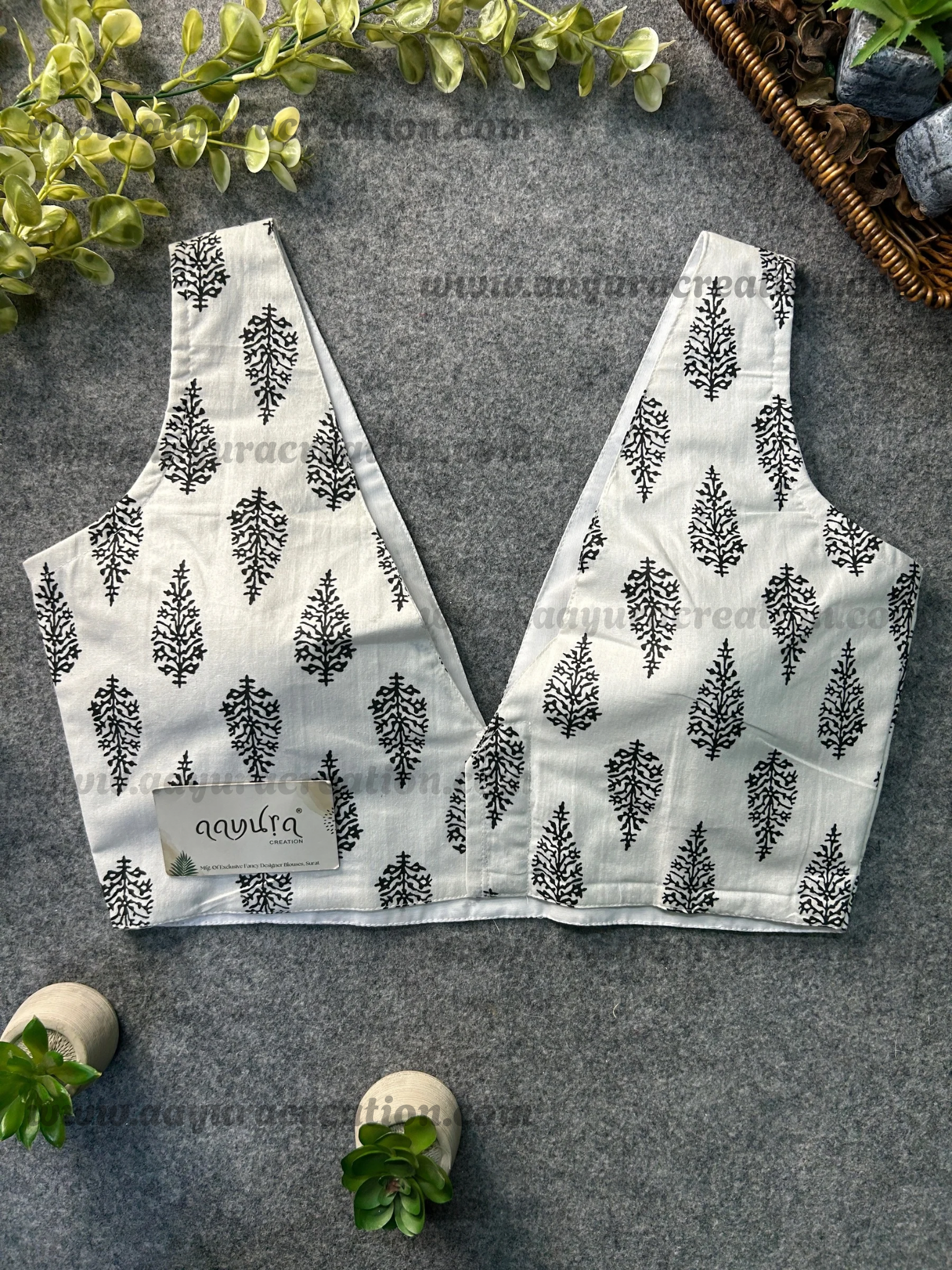 V Neck Cotton
