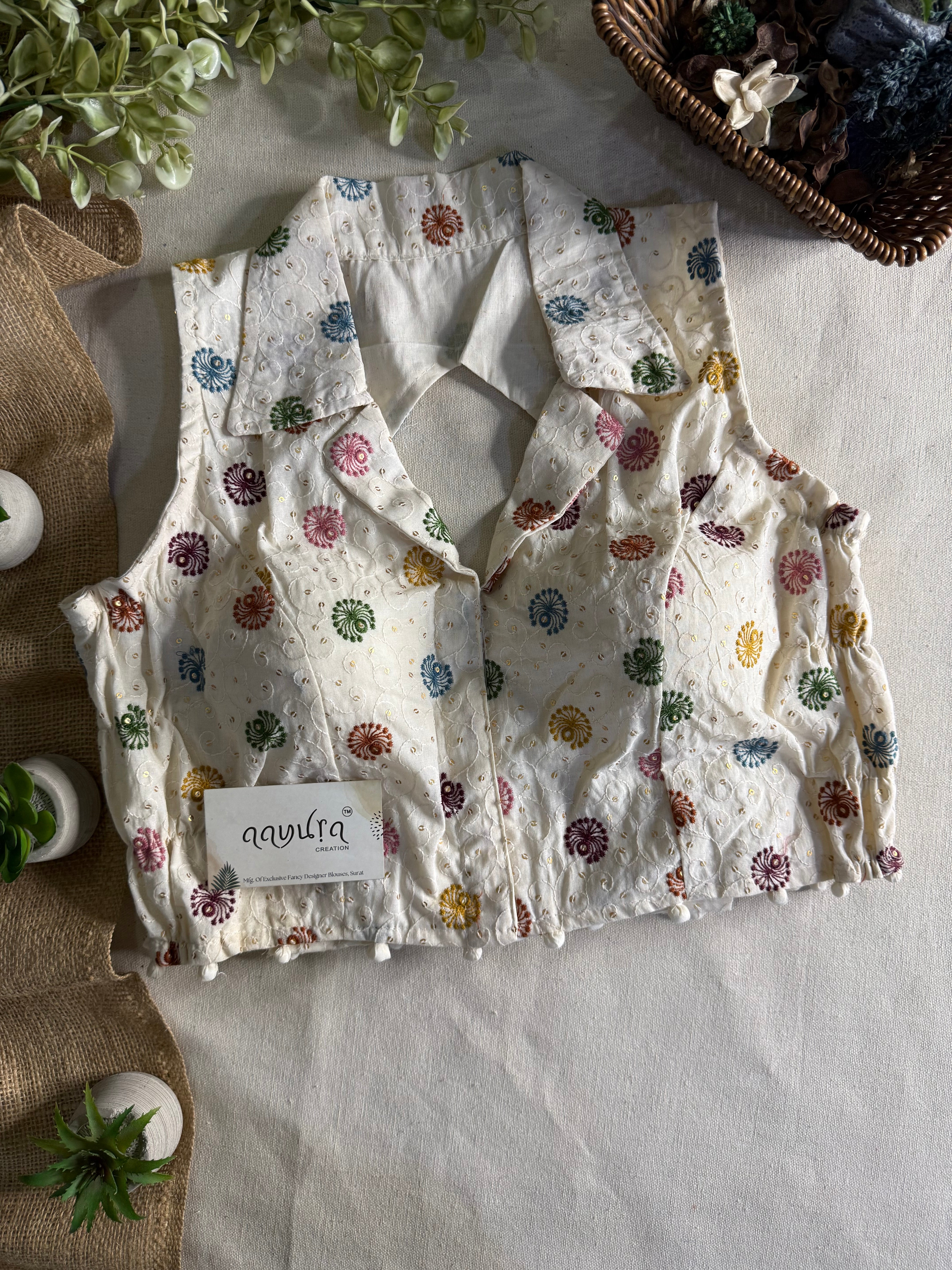 Khadi Stretchable Blouse