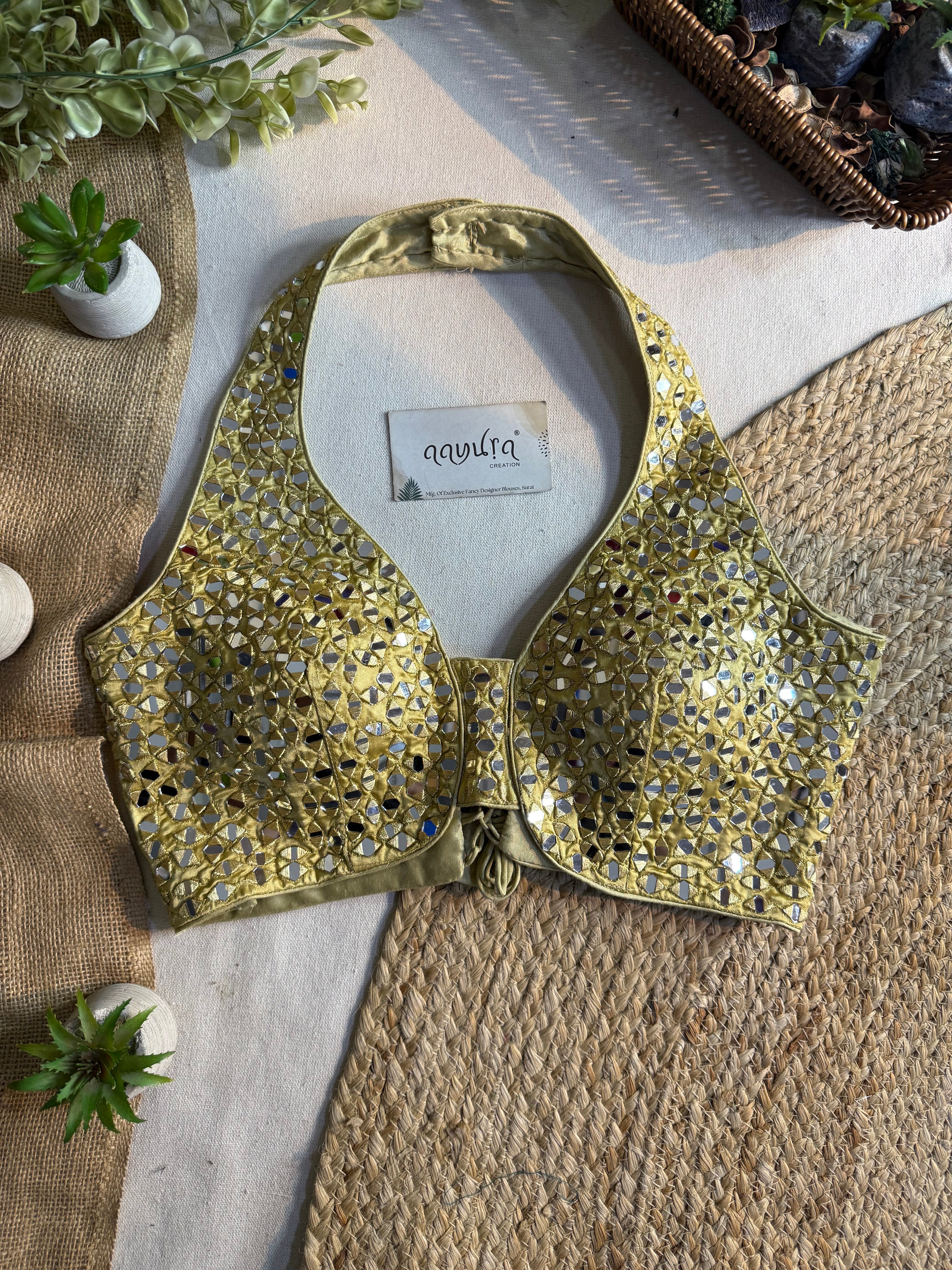 Mirror Muse Halter Blouse
