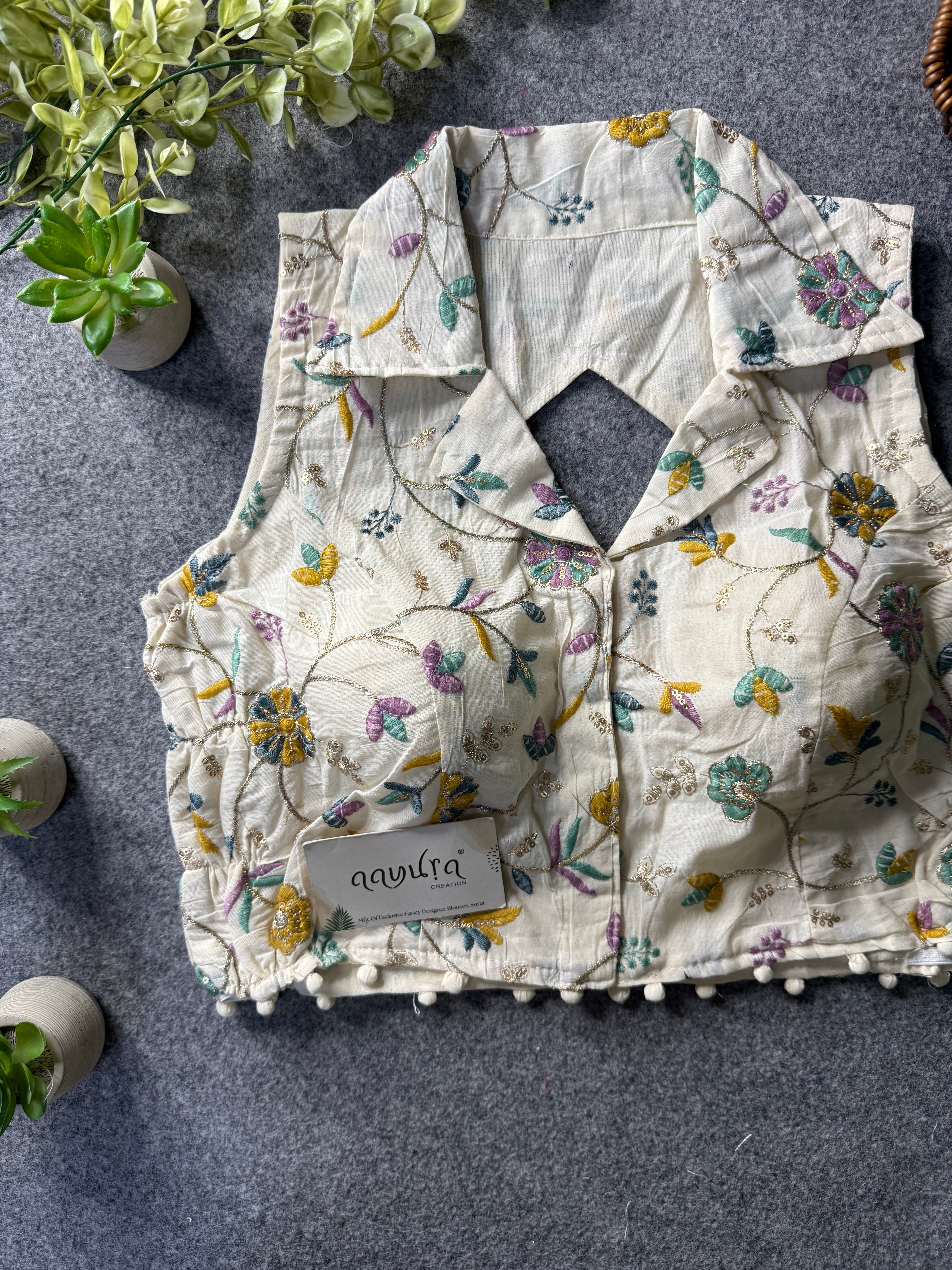 Khadi Stretchable Blouse