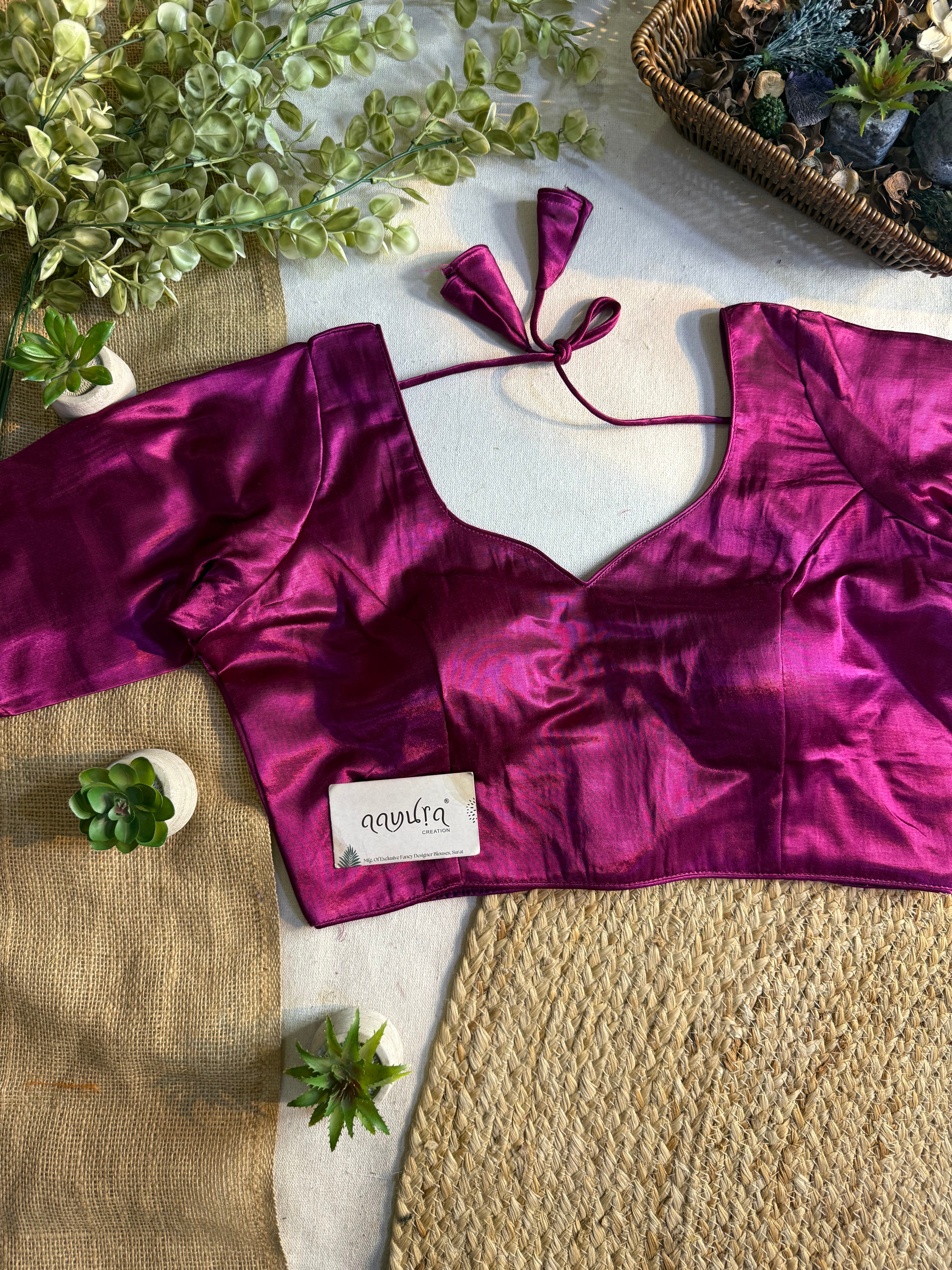 Zeenat Silk Gajji Blouse