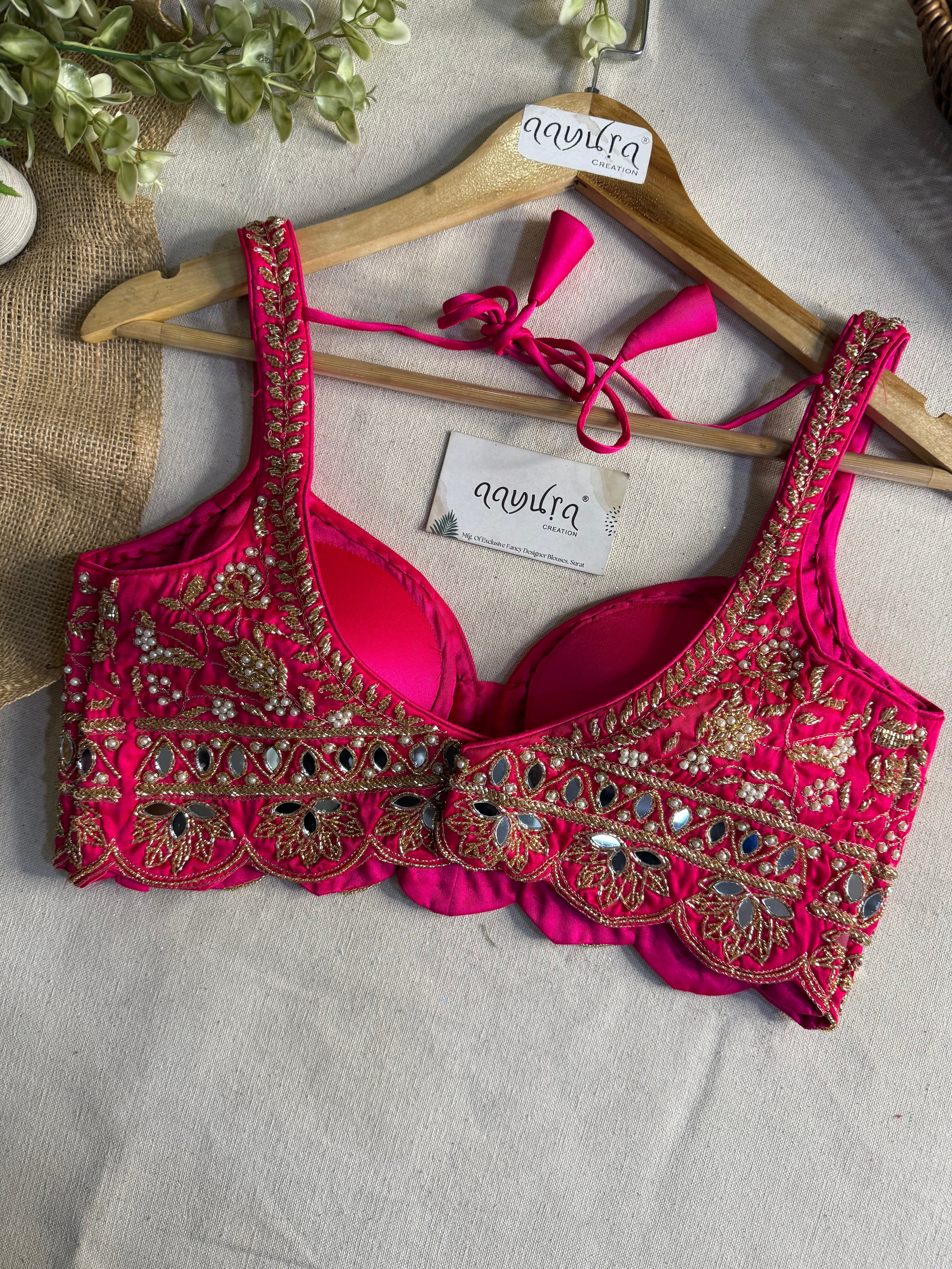 Roohi Handcrafted Silk Blouse