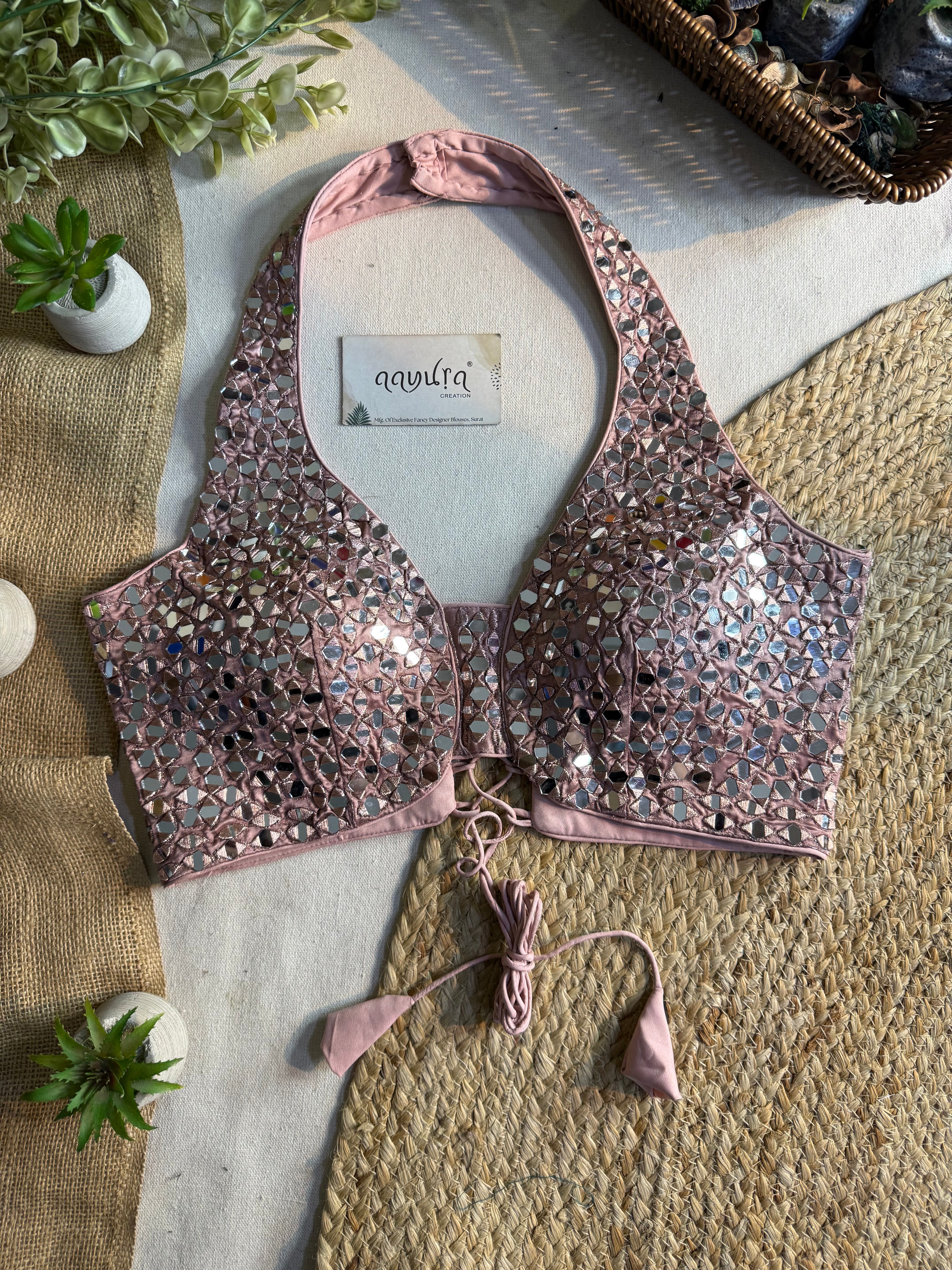 Mirror Muse Halter Blouse