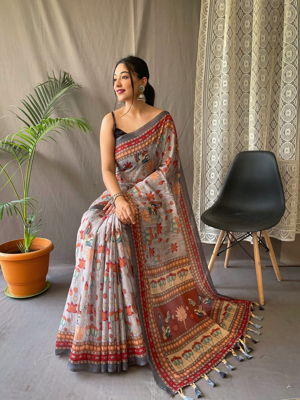Imperial Pure Malai Cotton Saree