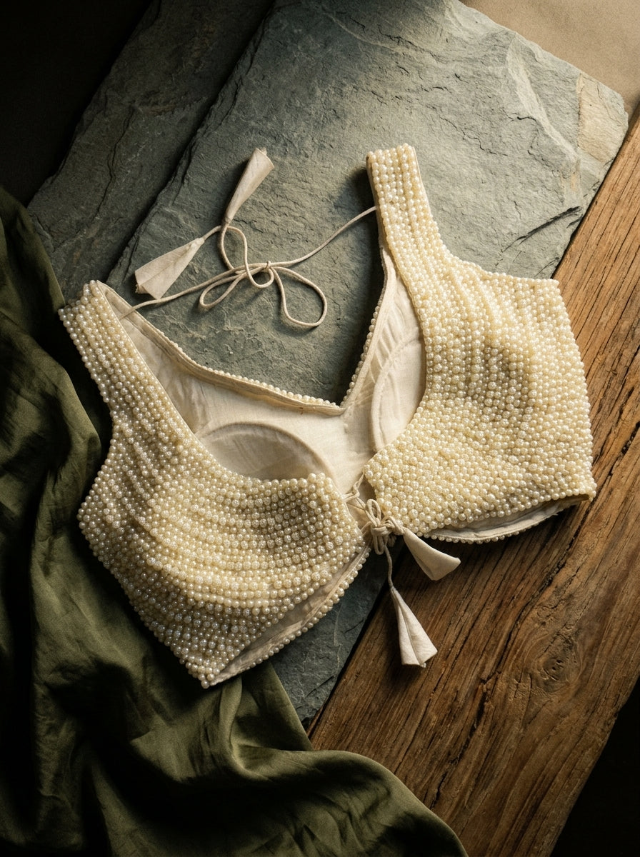 Pearl Grace Silk Blouse