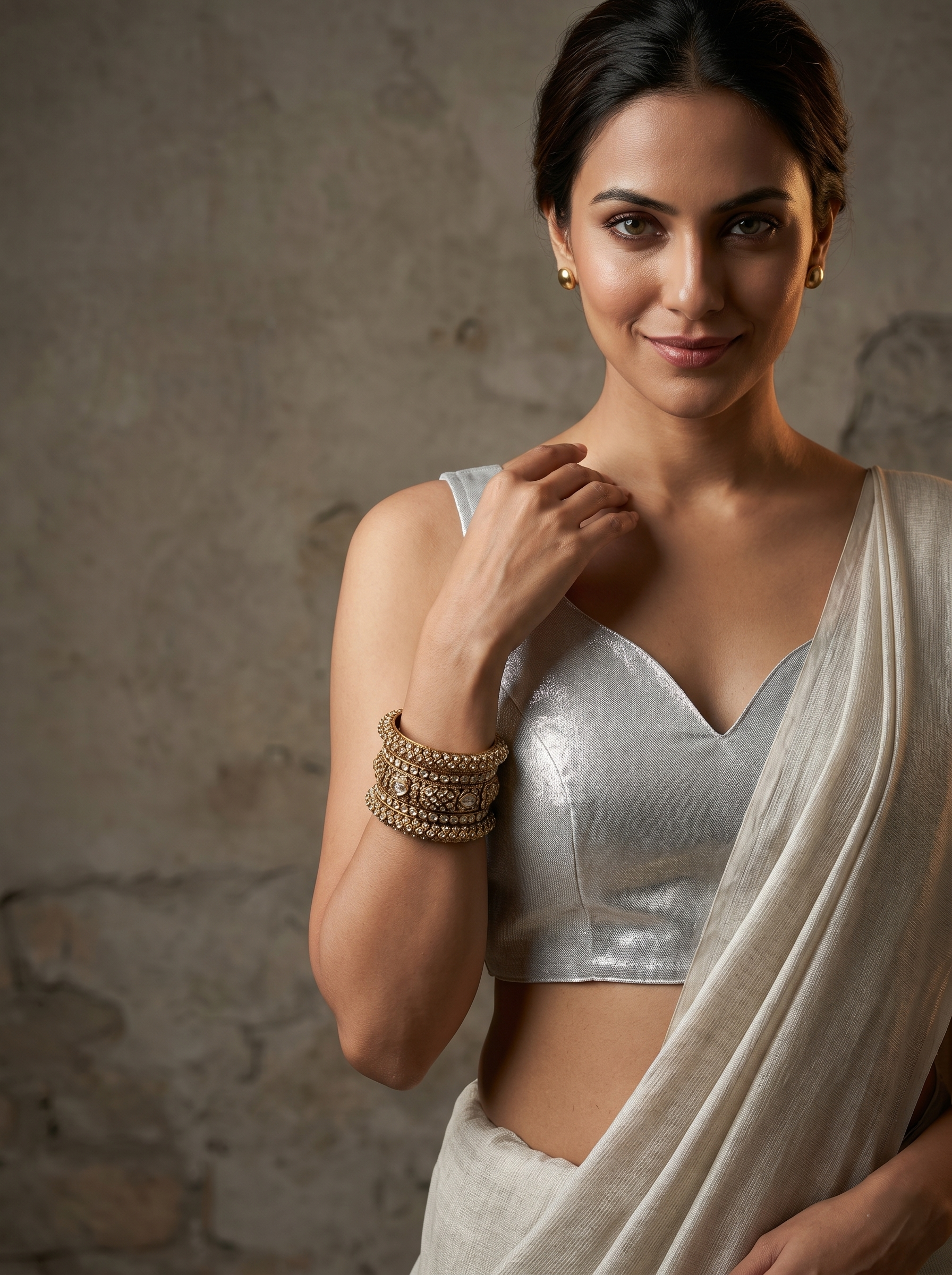 SILVER BLOUSE