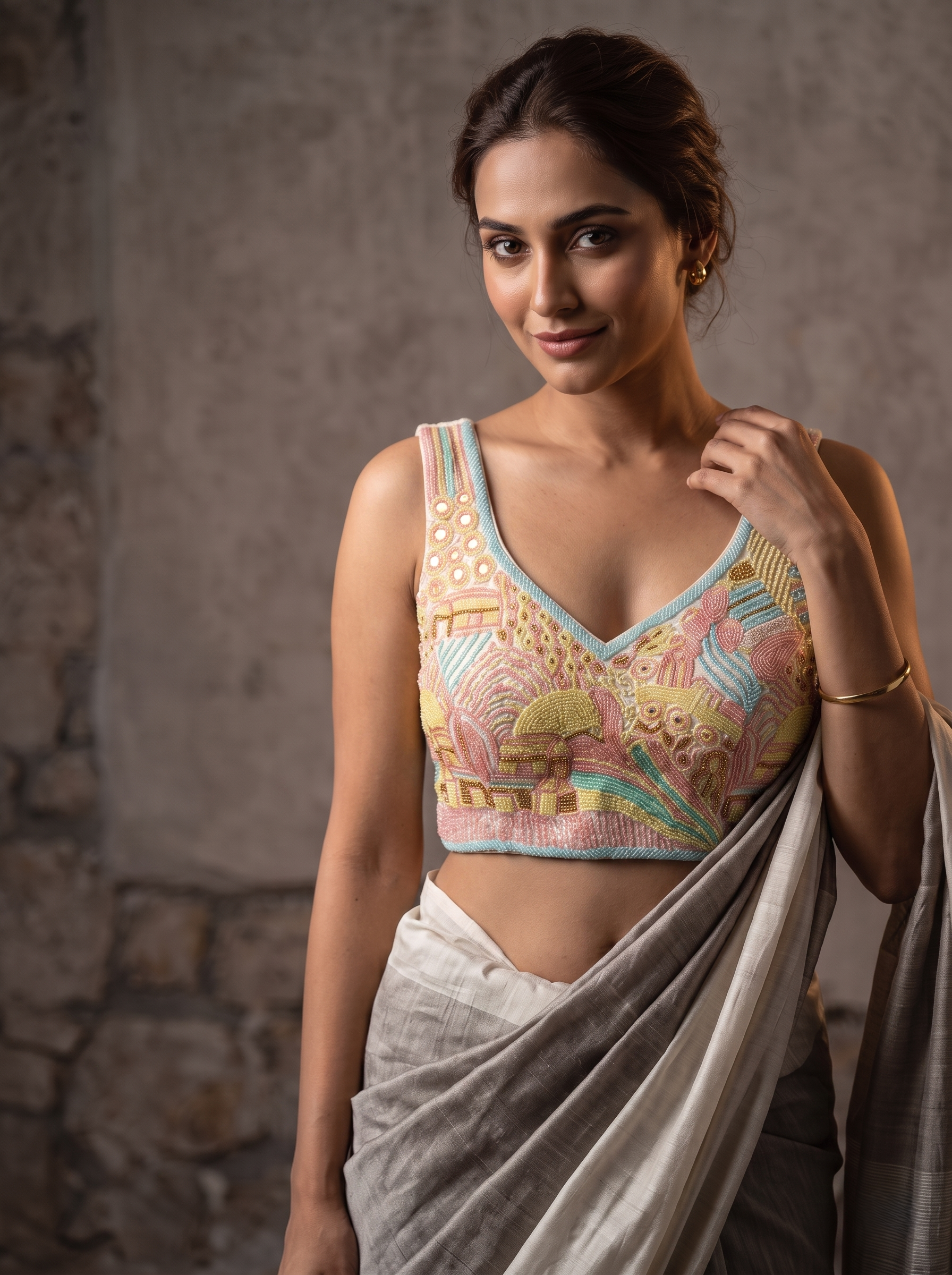 Aarika Premium Silk Handcrafted Designer Blouse
