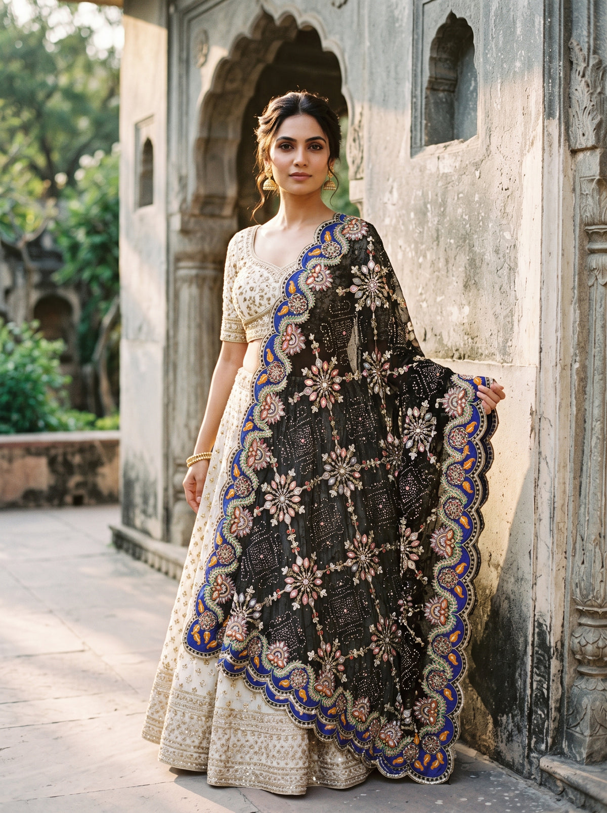 Leher Premium Chinon Dupatta